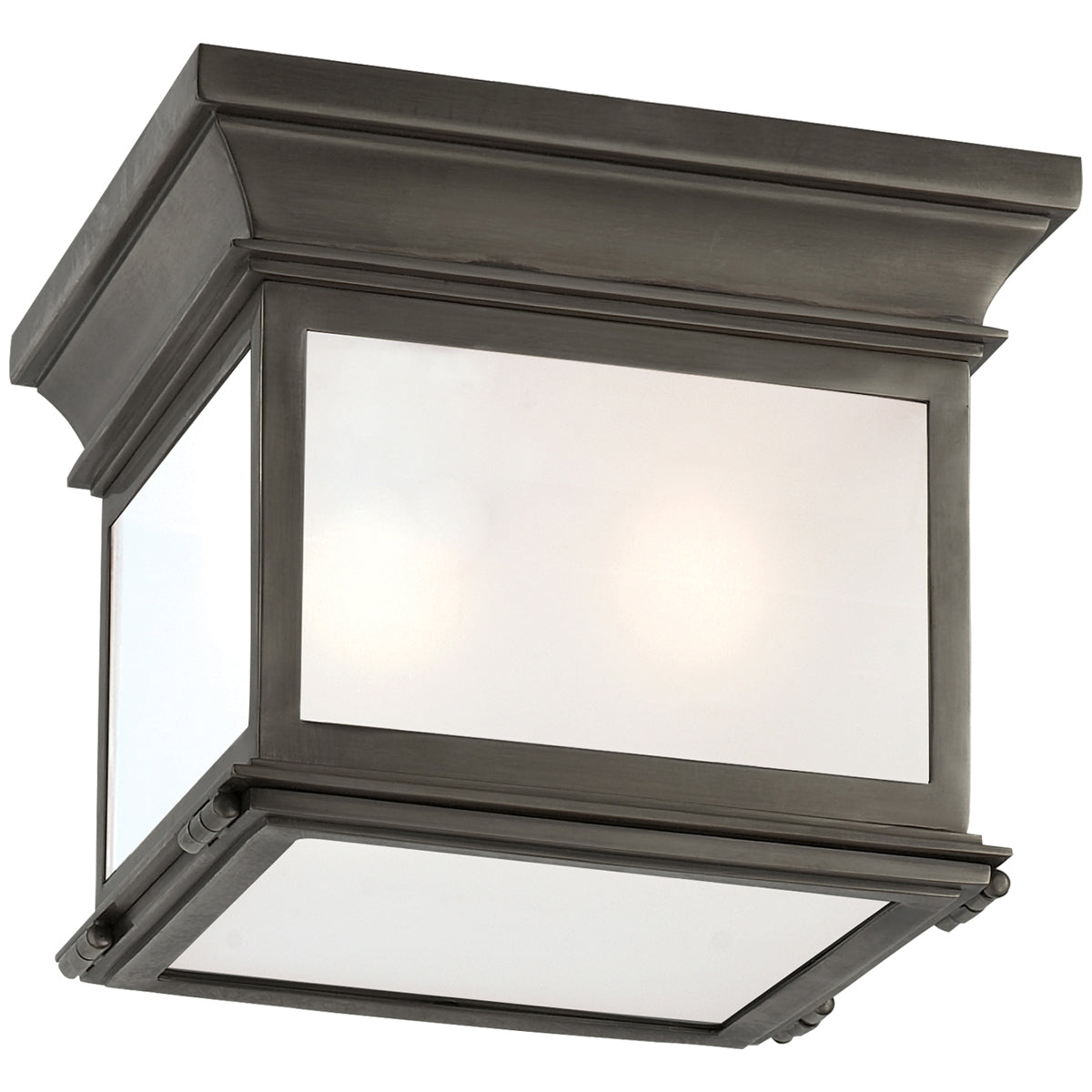 Visual Comfort Club Small Square Flush Mount