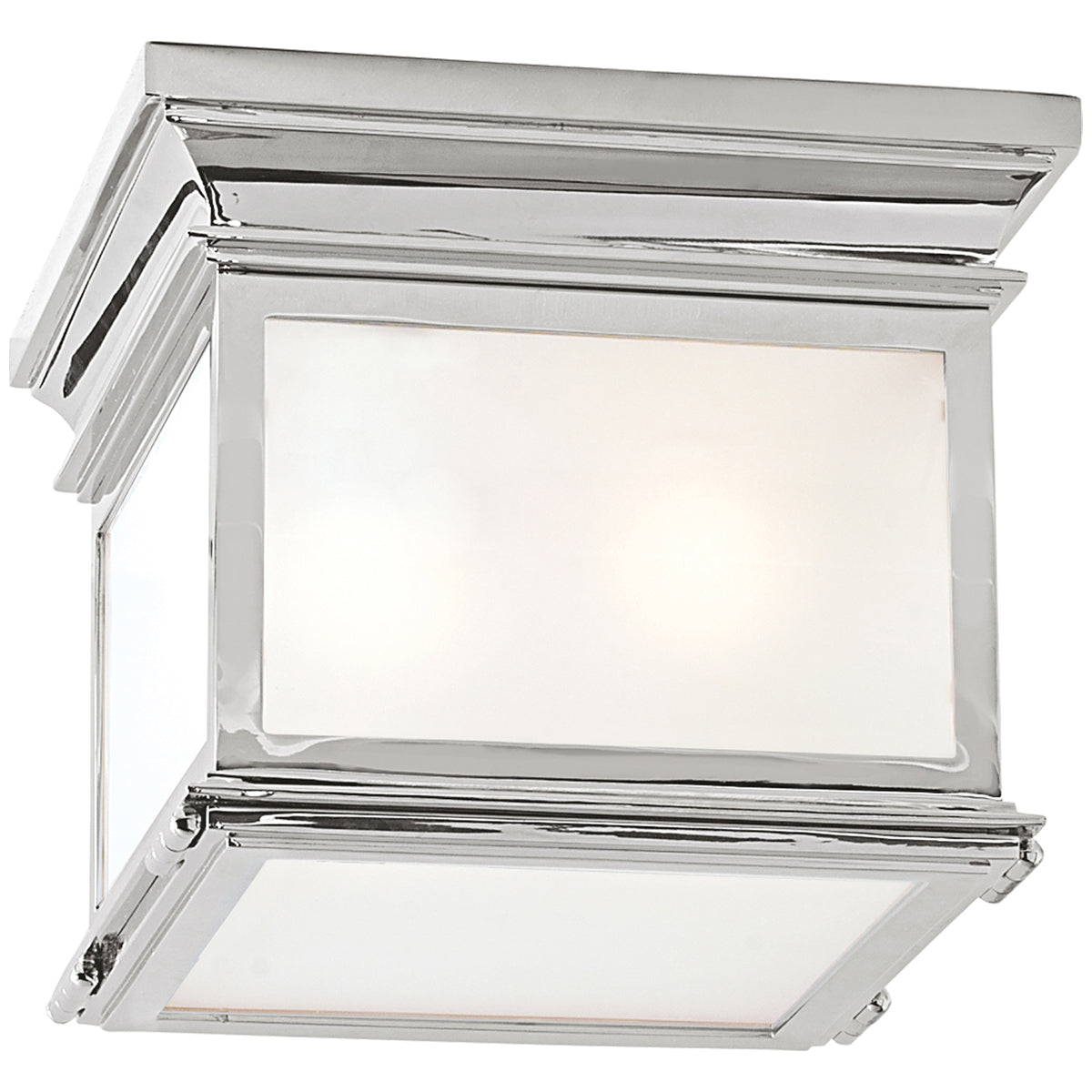 Visual Comfort Club Small Square Flush Mount