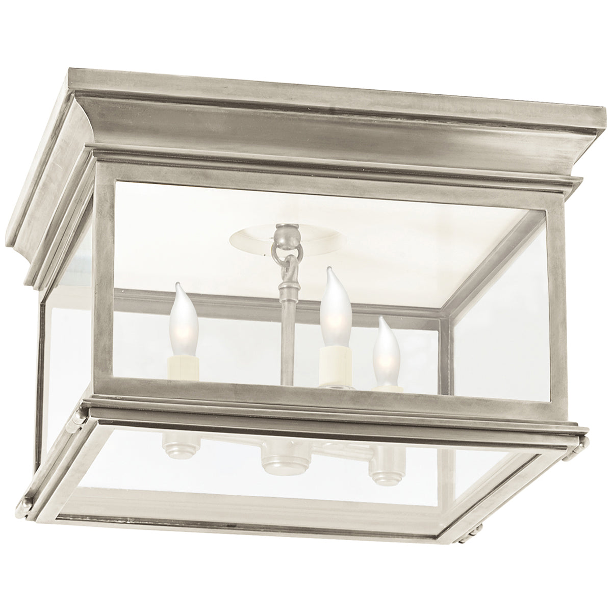 Visual Comfort Club Large Square Flush Mount