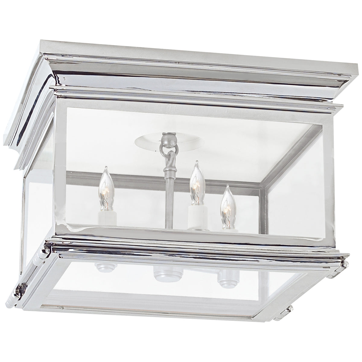 Visual Comfort Club Large Square Flush Mount