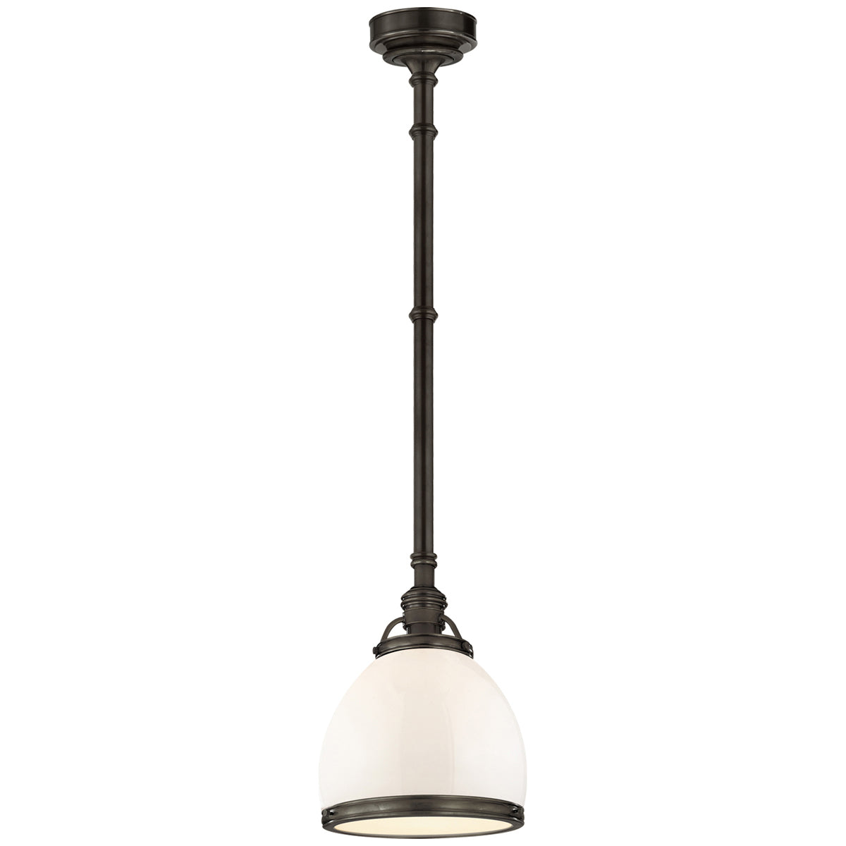 Visual Comfort Sloane Single Pendant with Clear Glass