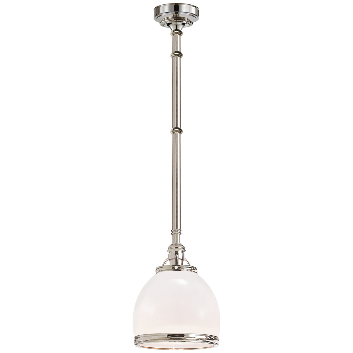 Visual Comfort Sloane Single Pendant with Clear Glass