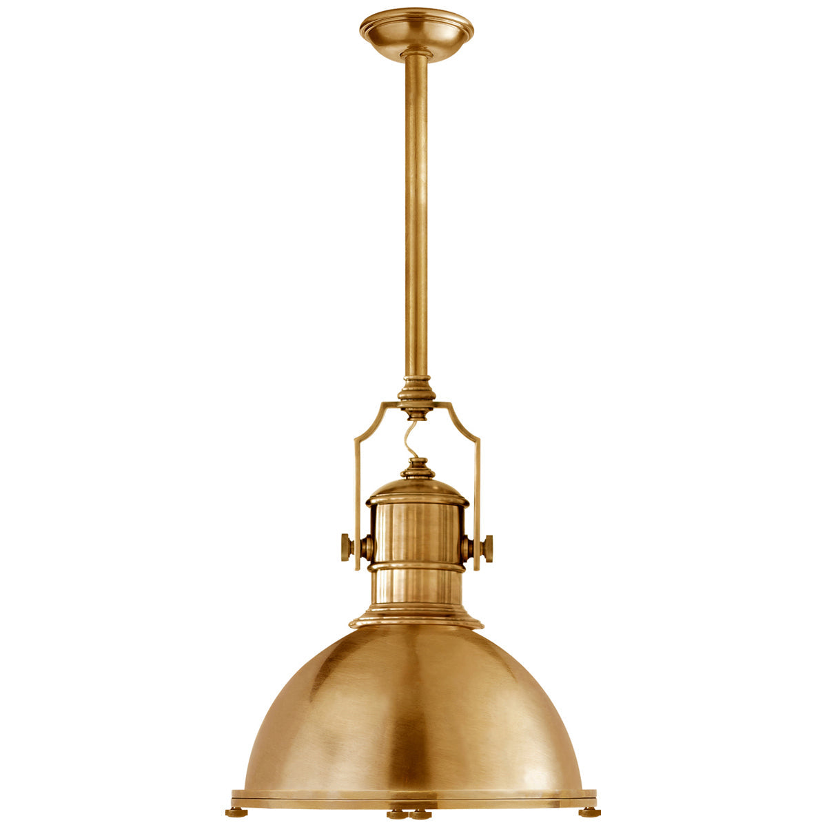 Visual Comfort Country Industrial Large Pendant