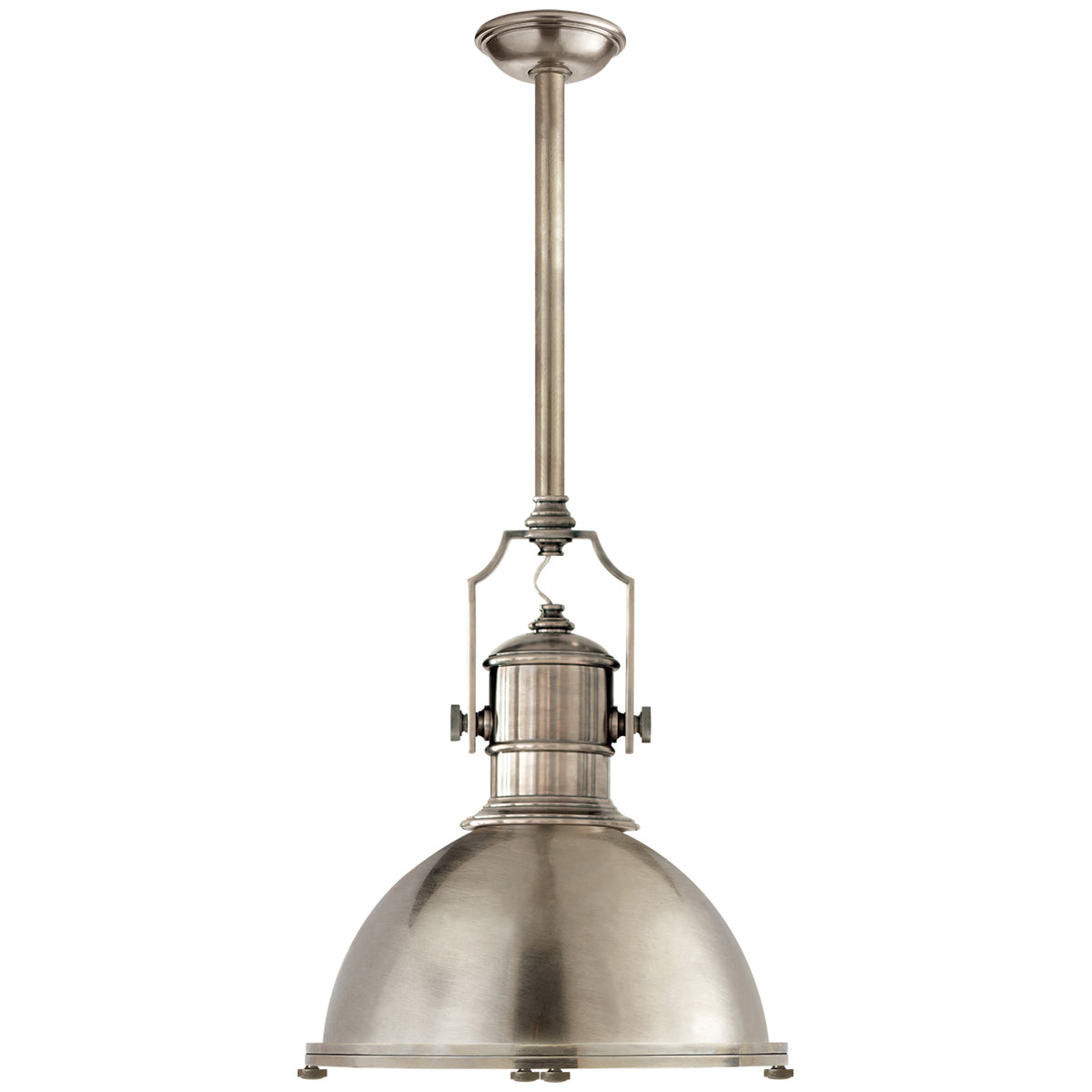 Visual Comfort Country Industrial Large Pendant