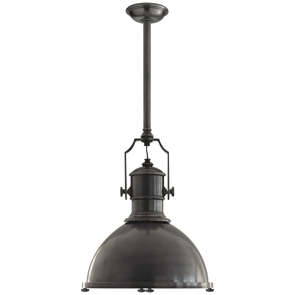 Visual Comfort Country Industrial Large Pendant