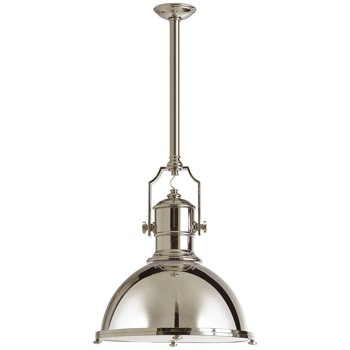 Visual Comfort Country Industrial Large Pendant