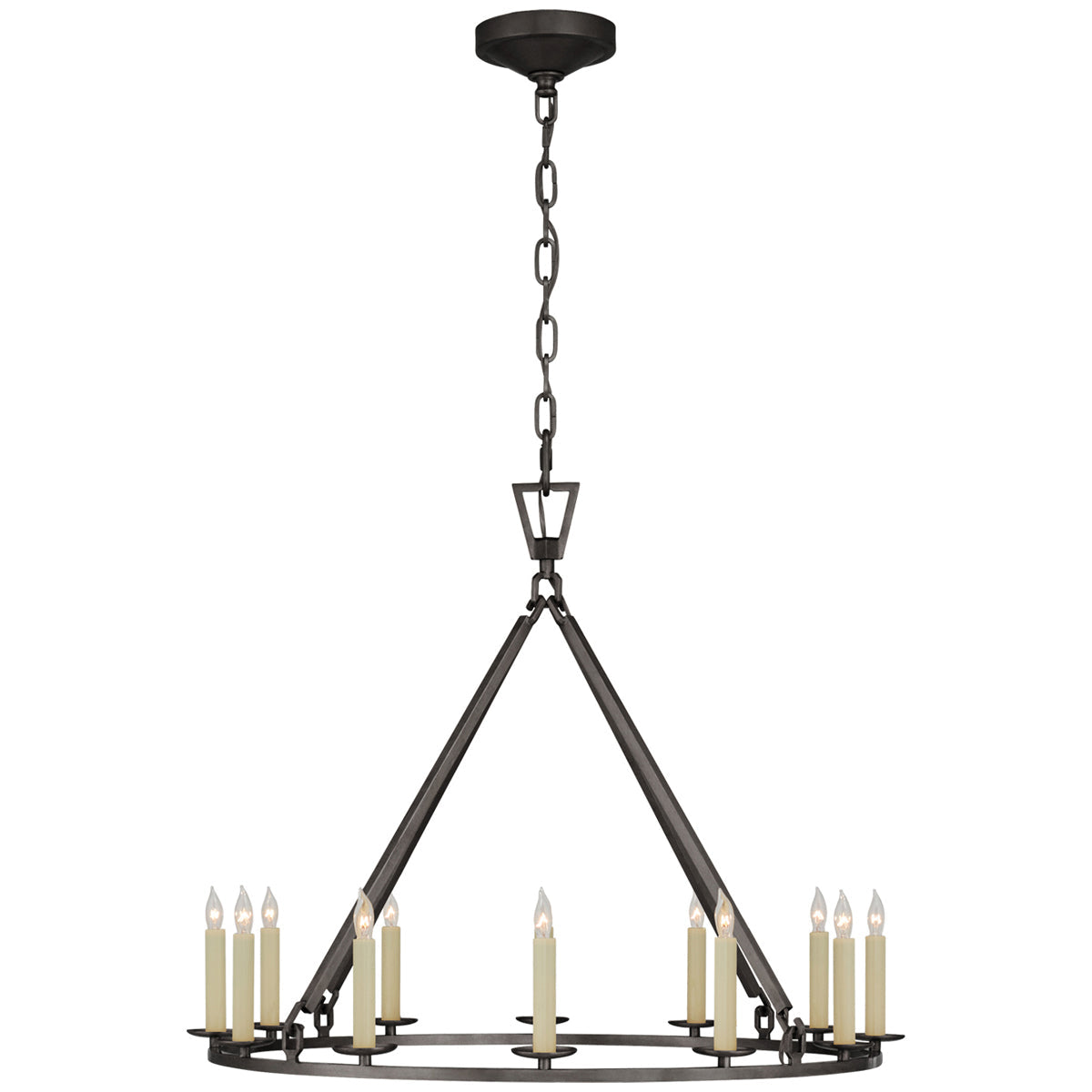 Visual Comfort Darlana Medium Single Ring Chandelier