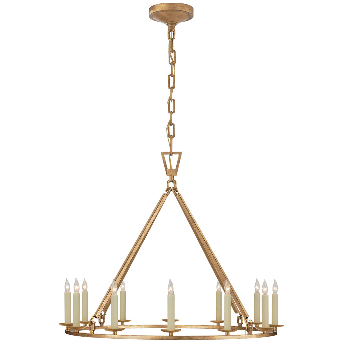 Visual Comfort Darlana Medium Single Ring Chandelier