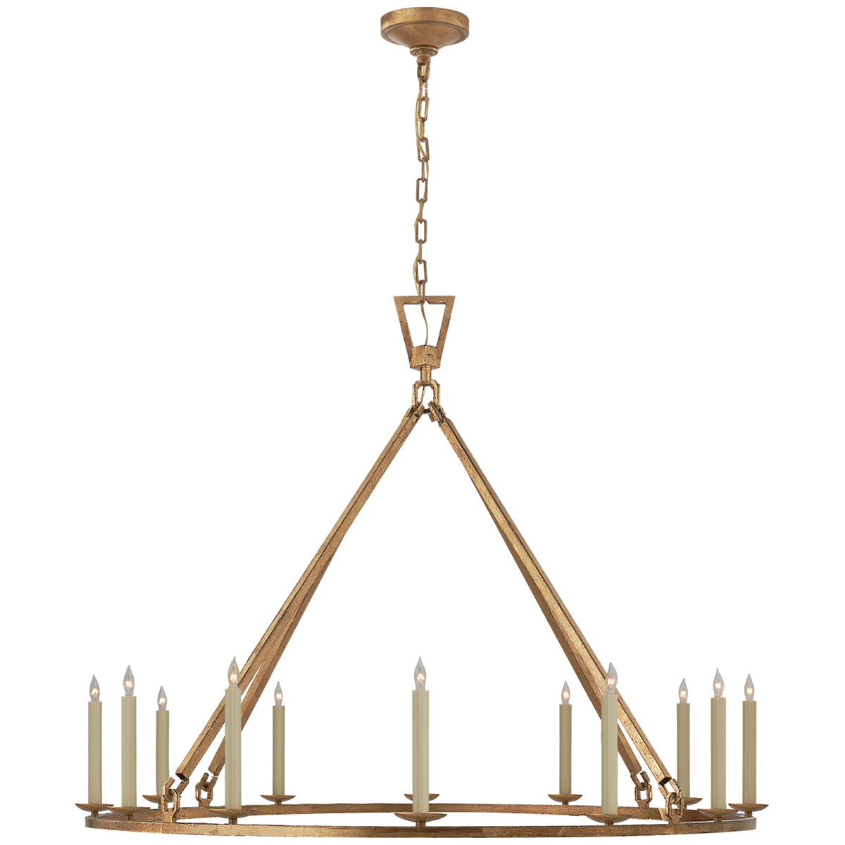 Visual Comfort Darlana Extra Large Single Ring Chandelier