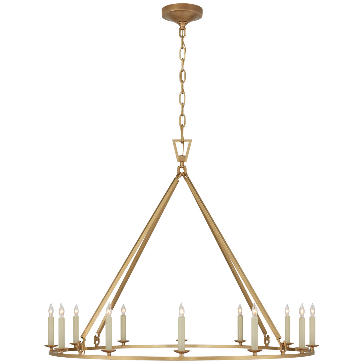 Visual Comfort Darlana Large Single Ring Chandelier