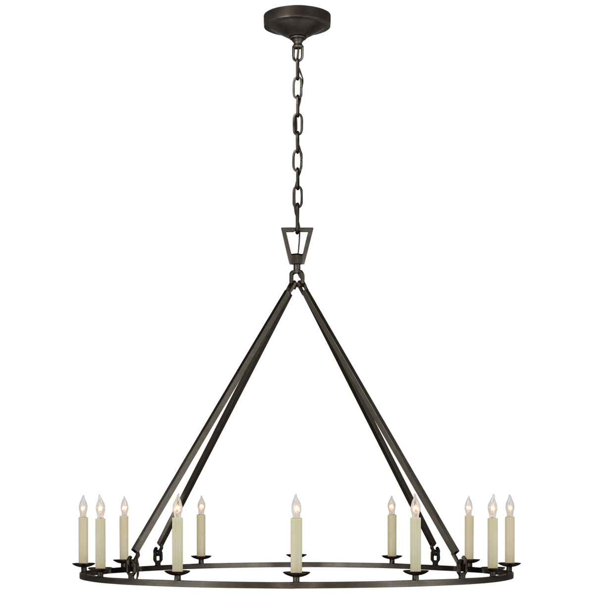 Visual Comfort Darlana Large Single Ring Chandelier