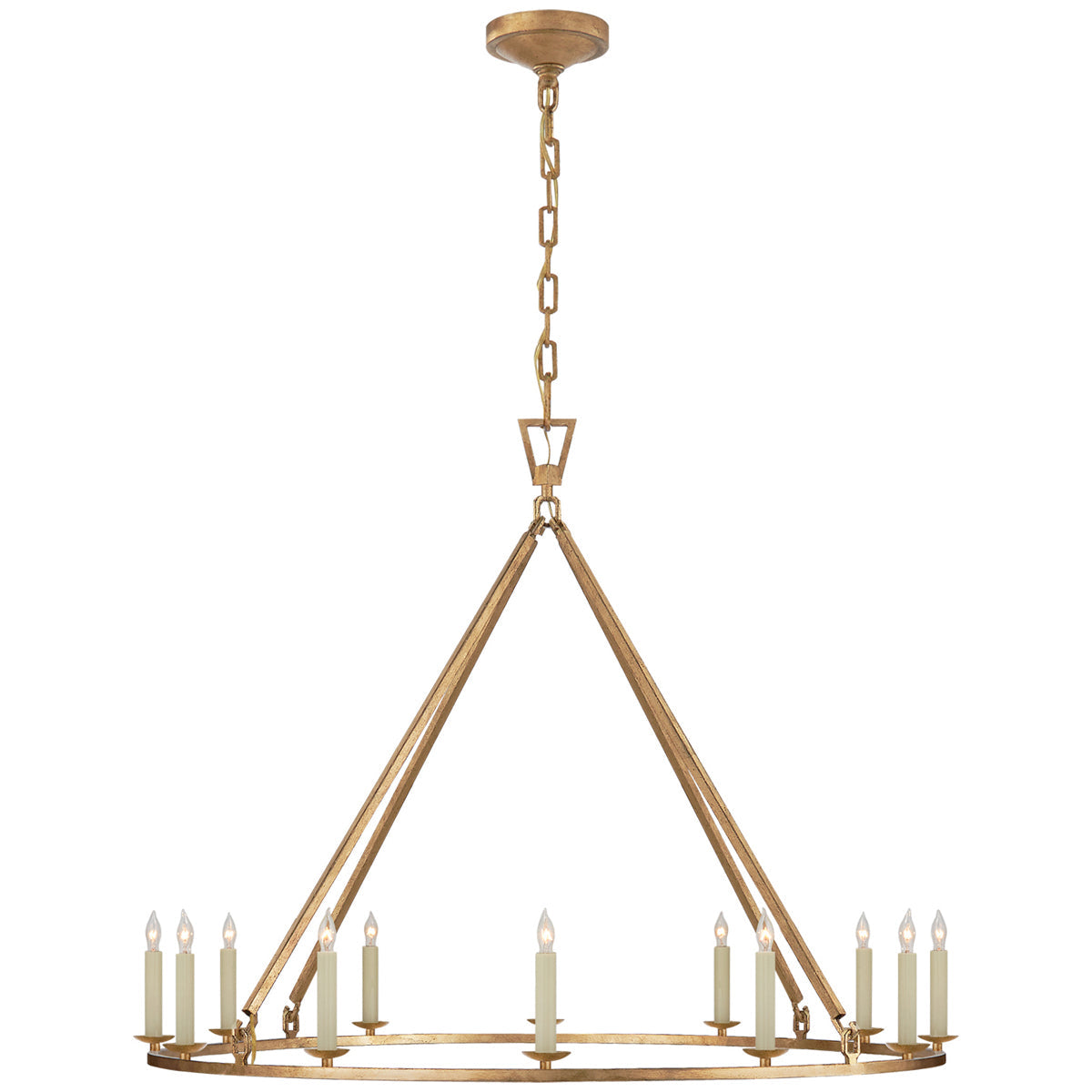 Visual Comfort Darlana Large Single Ring Chandelier