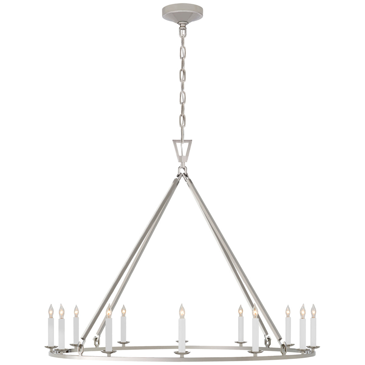 Visual Comfort Darlana Large Single Ring Chandelier