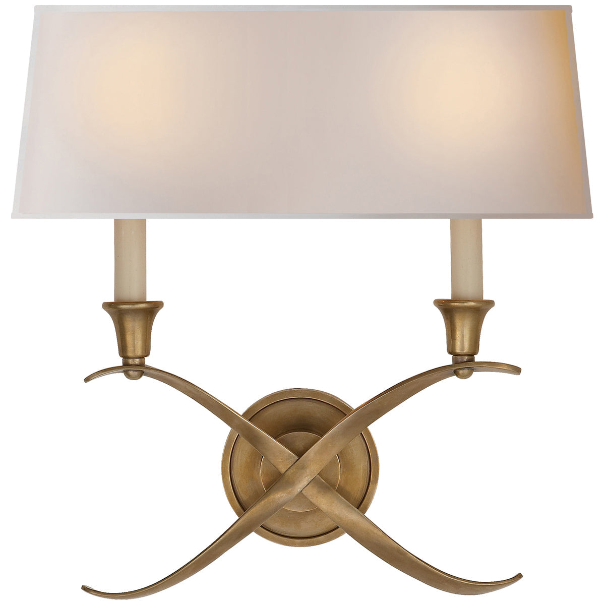 Visual Comfort Cross Bouillotte Large Sconce