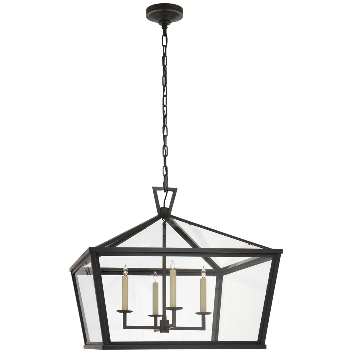 Visual Comfort Darlana Medium Wide Hanging Lantern