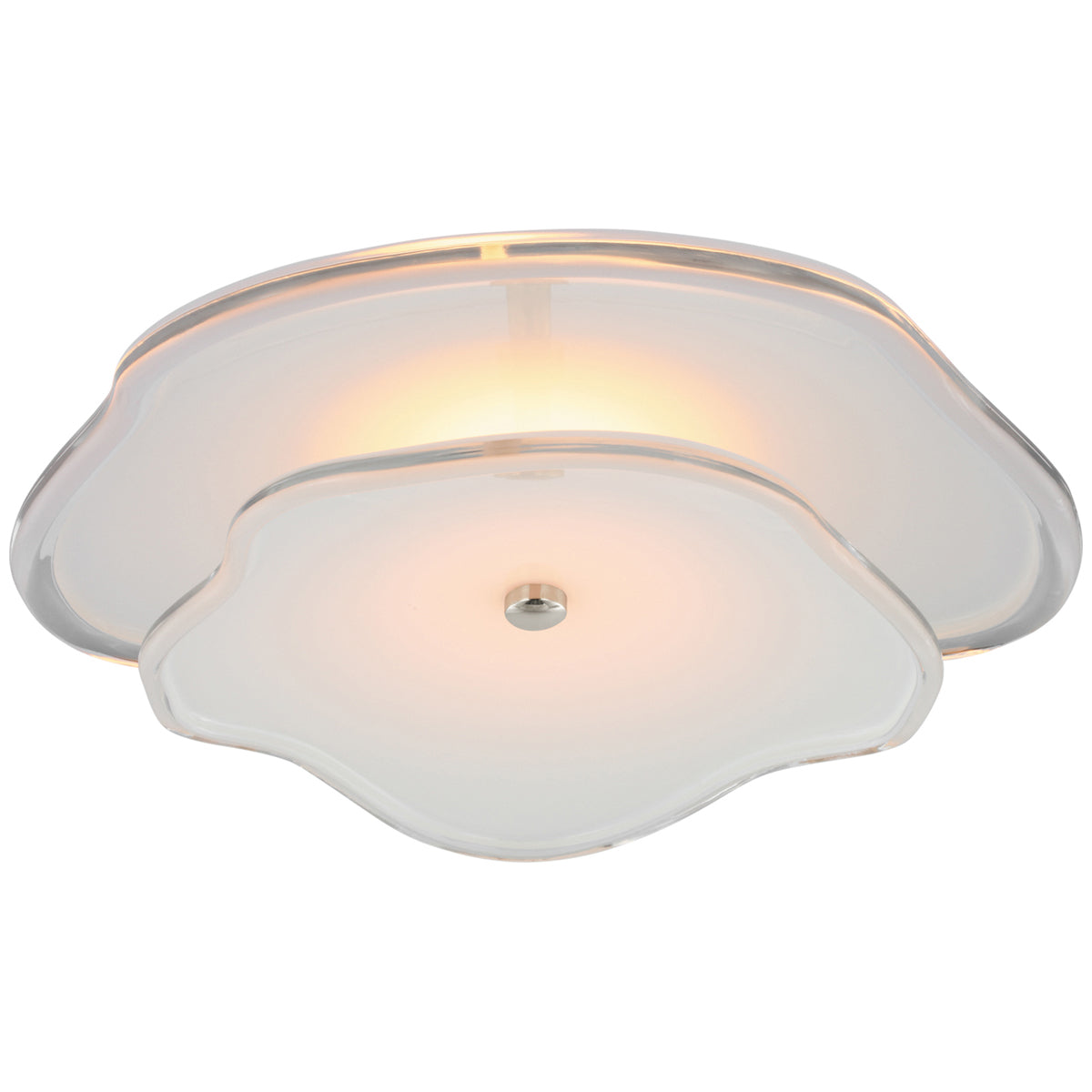 Visual Comfort Leighton 14-Inch Layered Flush Mount