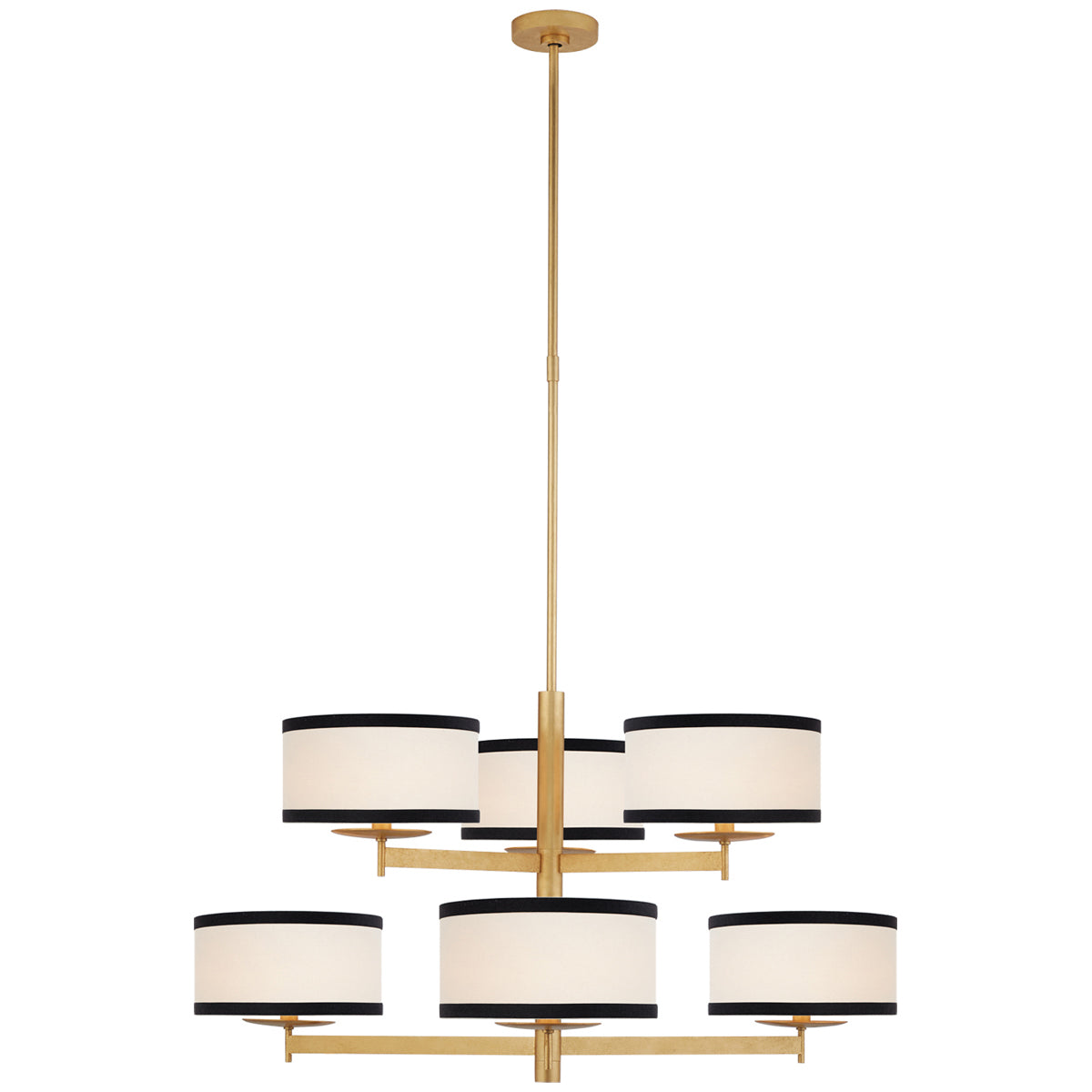 Visual Comfort Walker Medium 2-Tier Chandelier