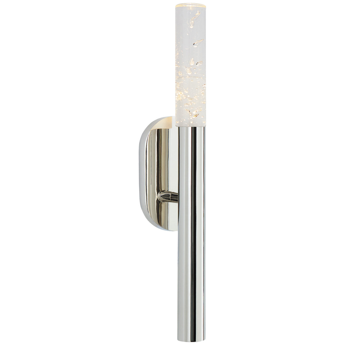 Visual Comfort Rousseau Small Bath Sconce, Seeded Glass