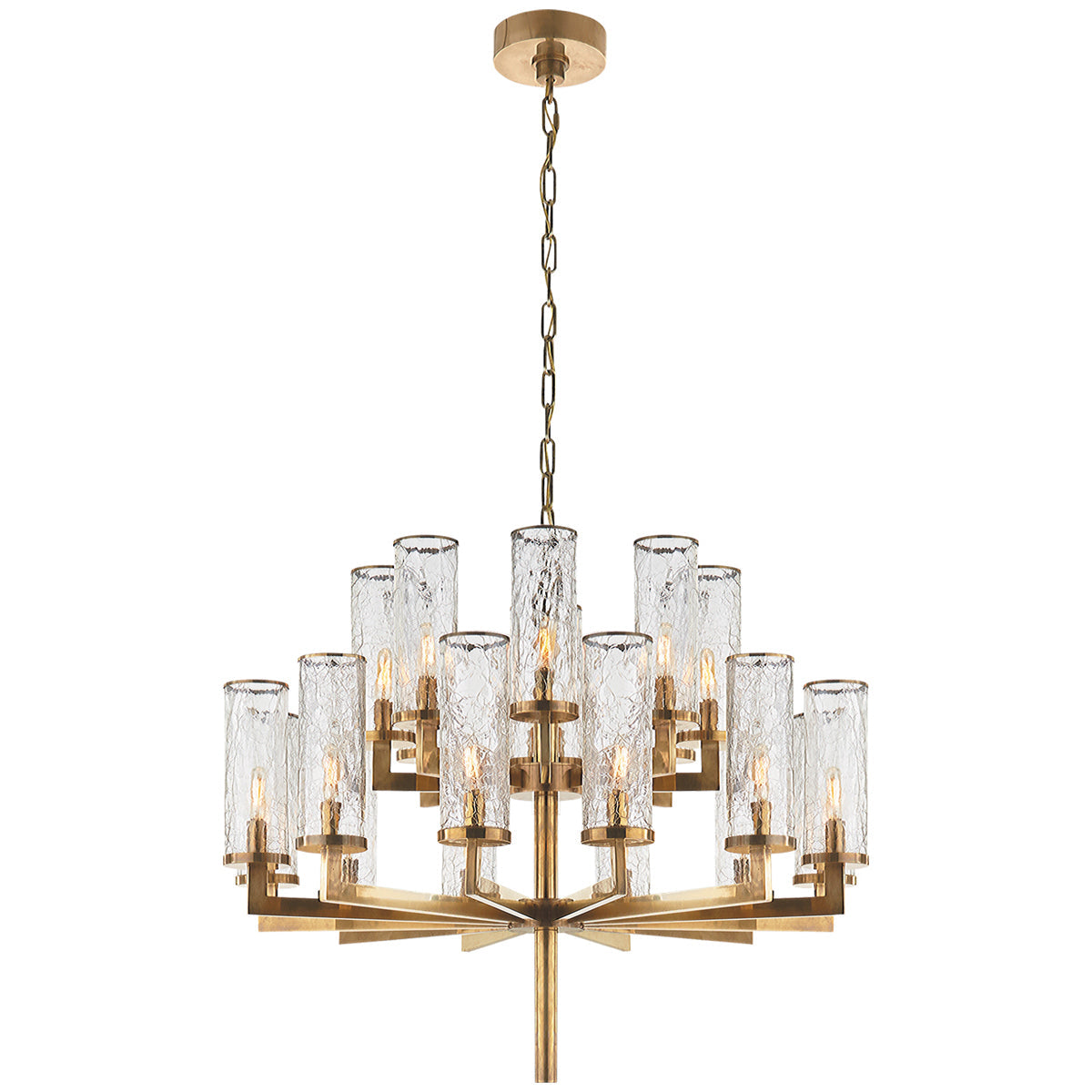 Visual Comfort Liaison Double Tier Chandelier