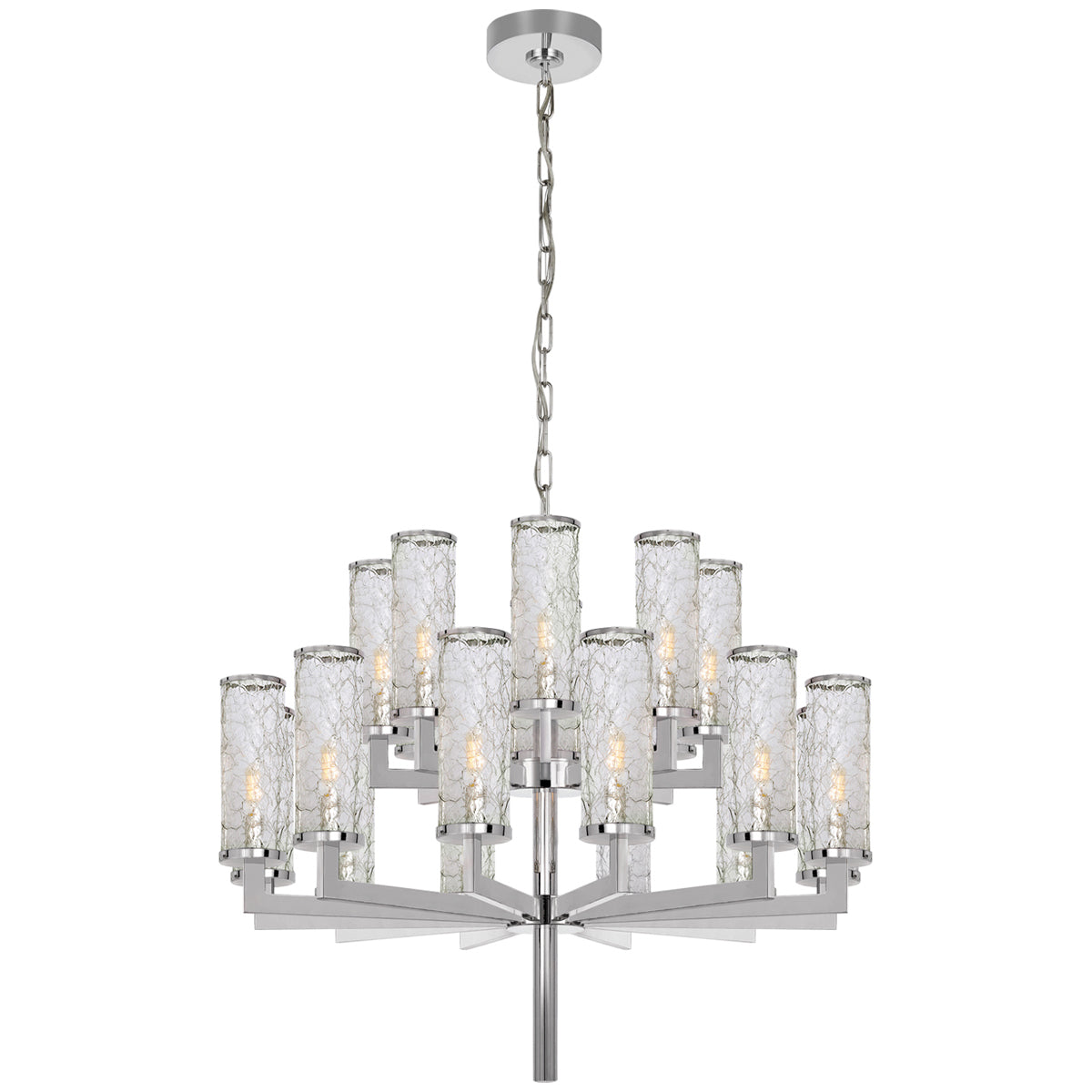 Visual Comfort Liaison Double Tier Chandelier