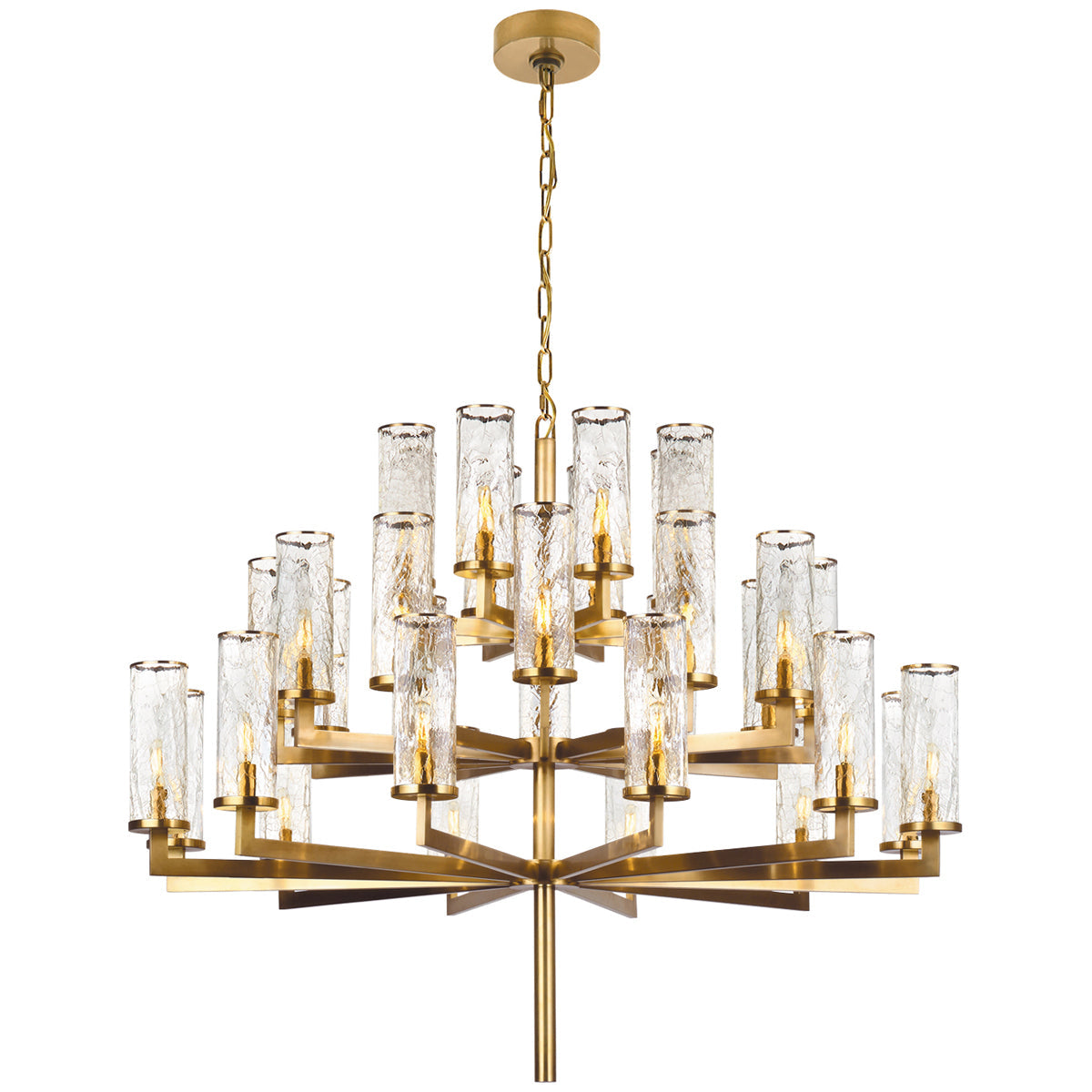 Visual Comfort Liaison Triple Tier Chandelier