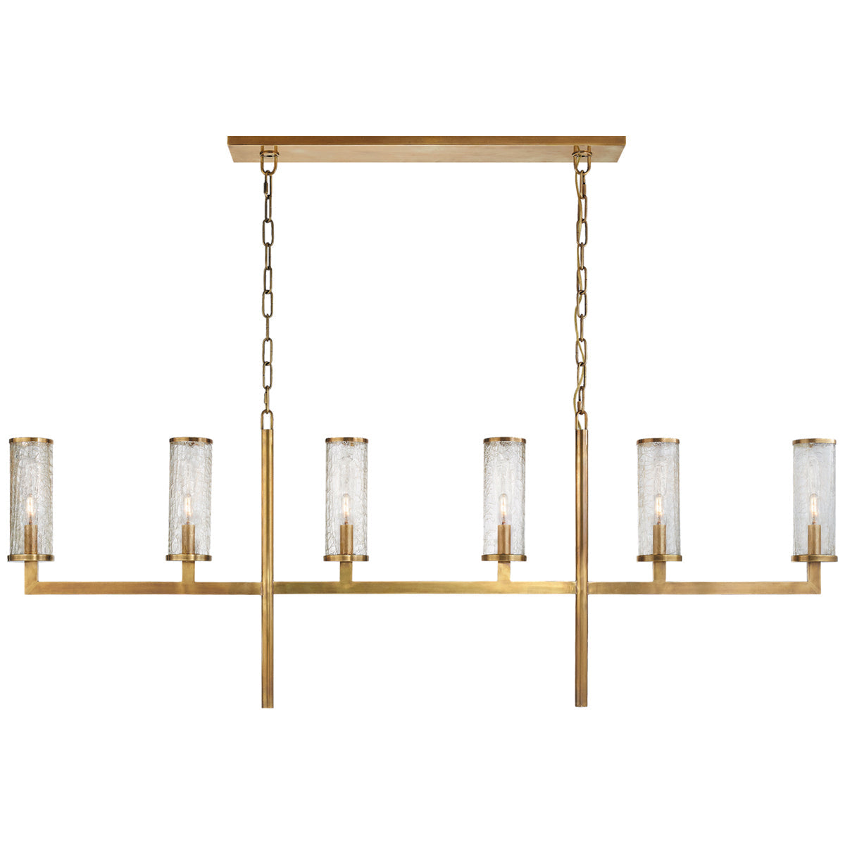 Visual Comfort Liaison Large Linear Chandelier