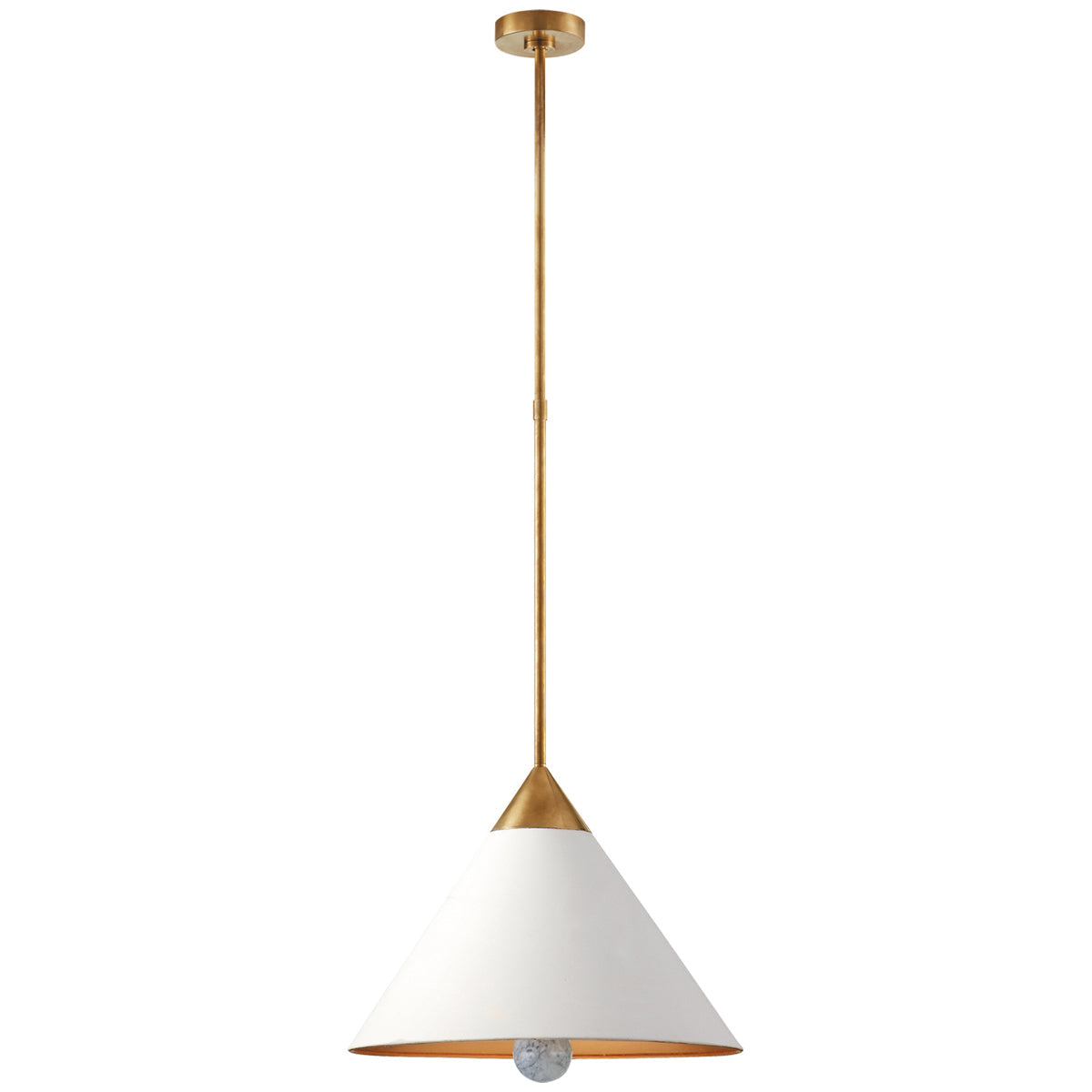 Visual Comfort Cleo Pendant with Frosted Acrylic