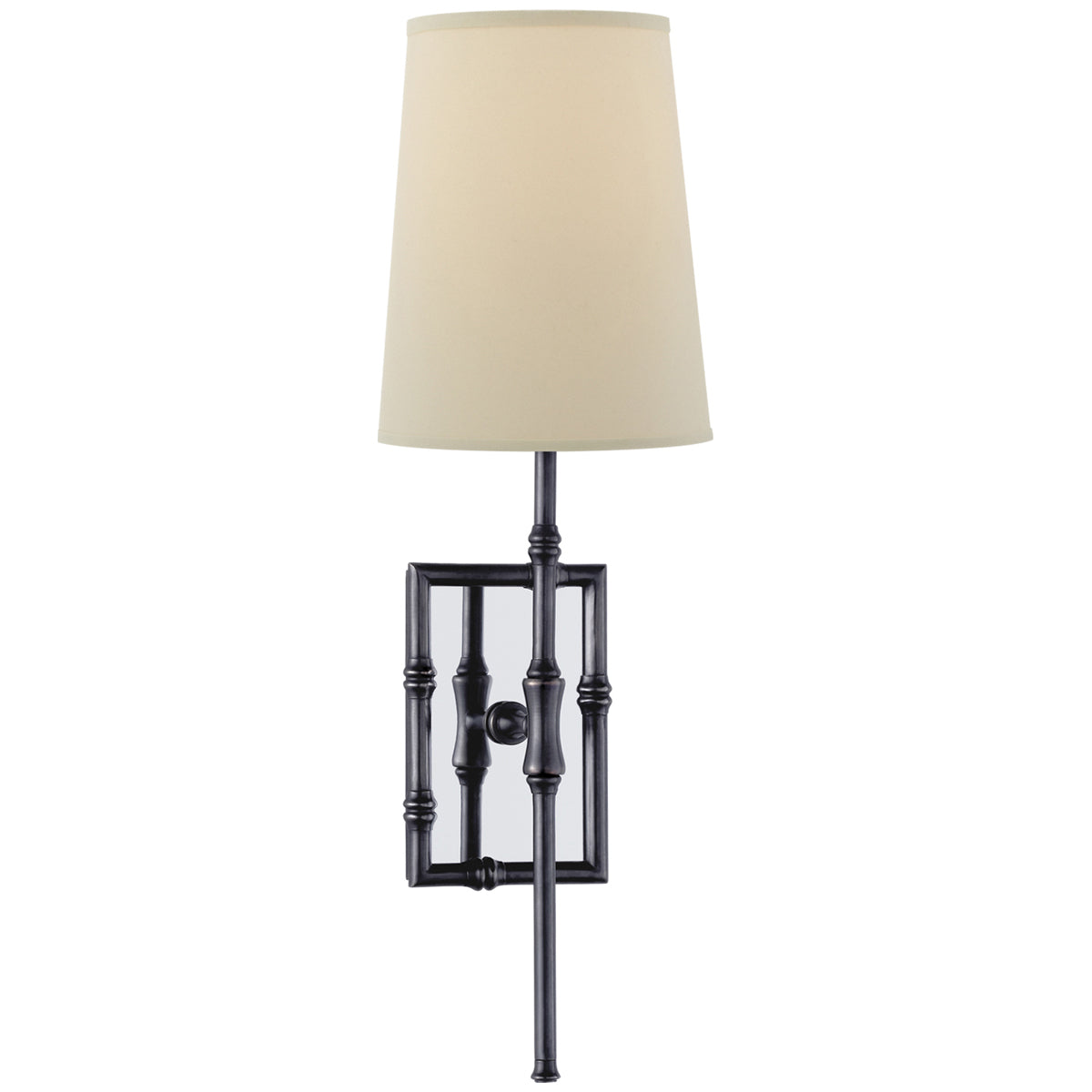 Visual Comfort Grenol Single Modern Bamboo Sconce