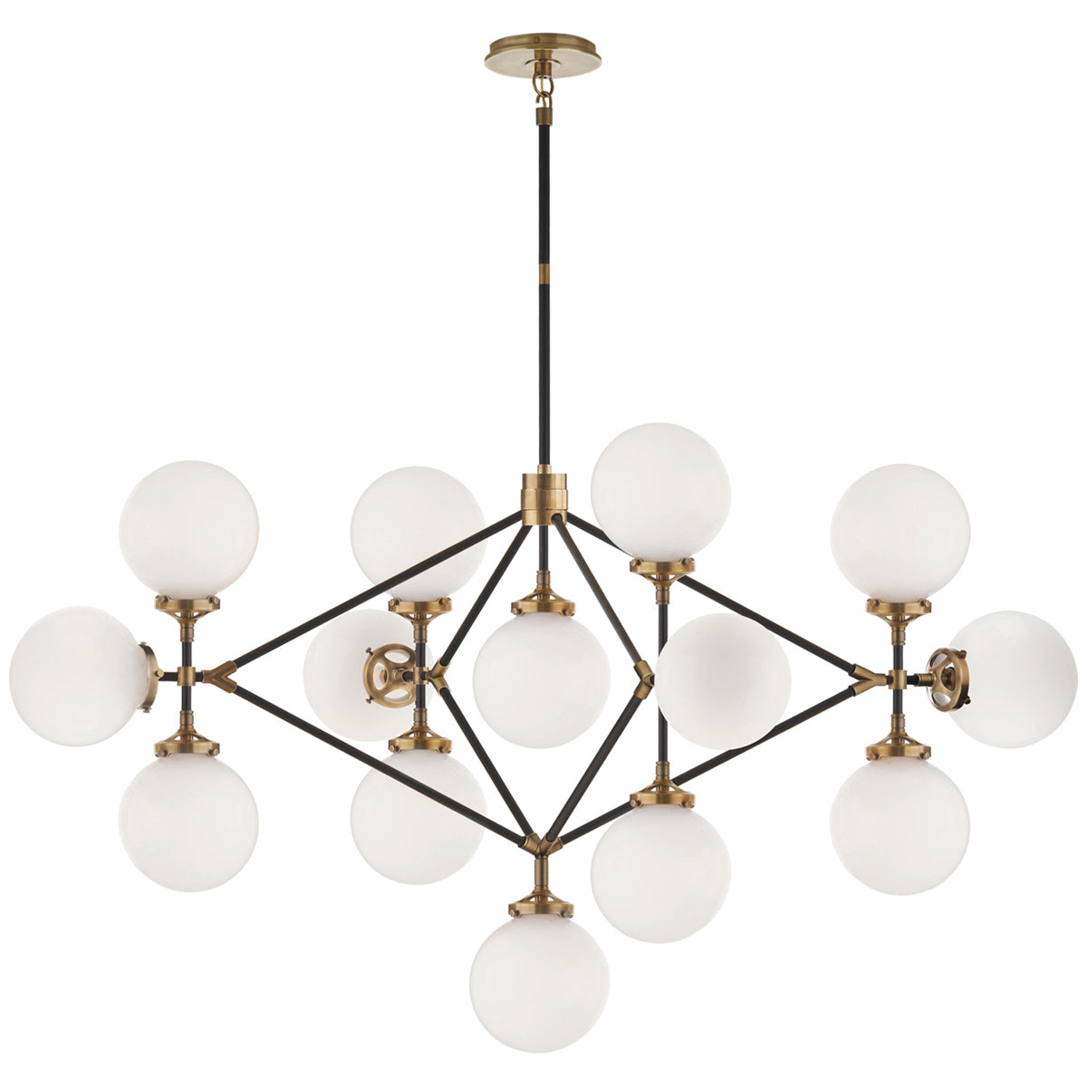 Visual Comfort Bistro Four Arm Chandelier