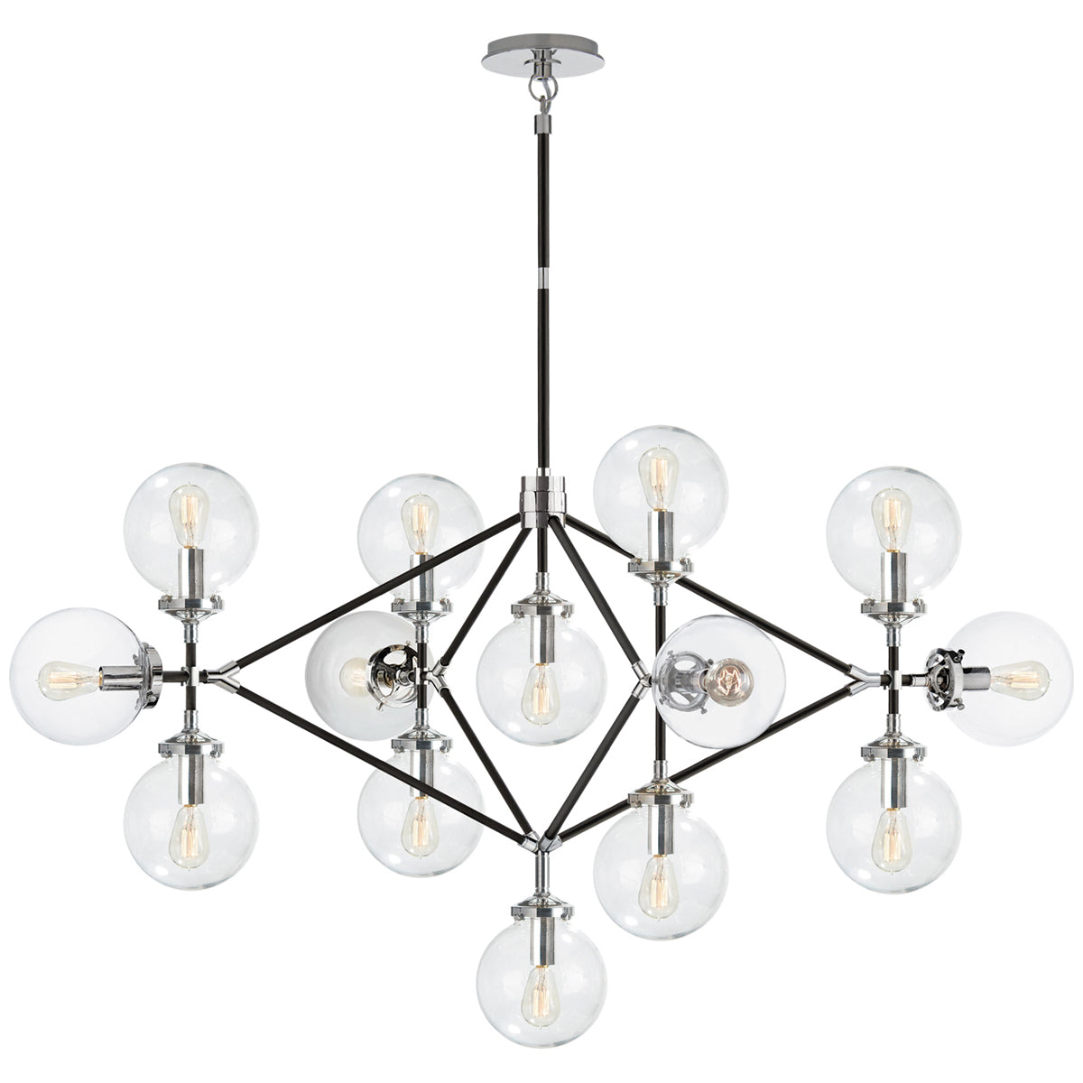 Visual Comfort Bistro Four Arm Chandelier