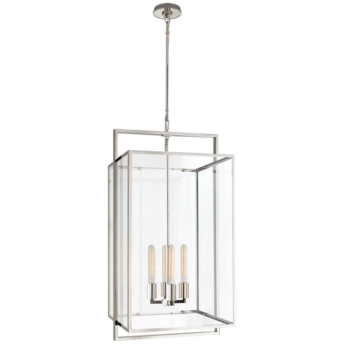 Visual Comfort Halle Medium Lantern with Clear Glass