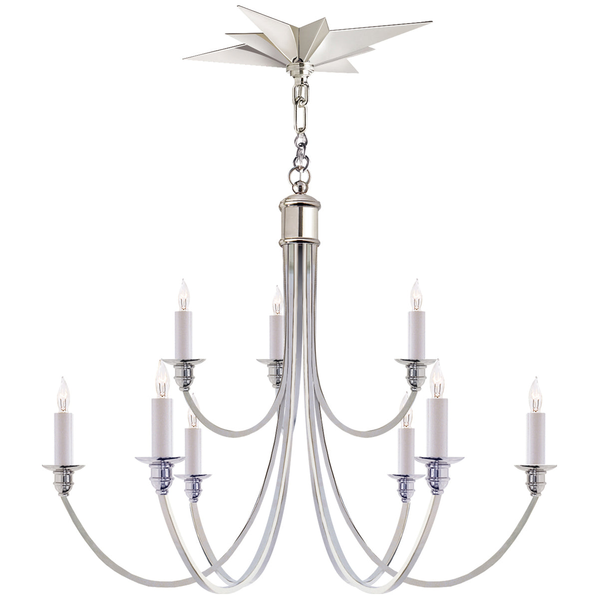 Visual Comfort Venetian Medium Two-Tier Chandelier