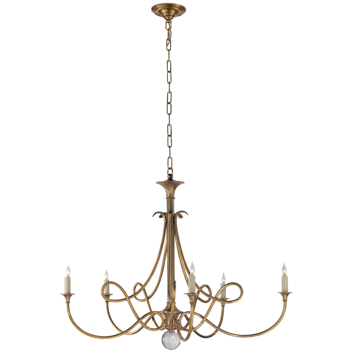 Visual Comfort Double Twist Large Chandelier