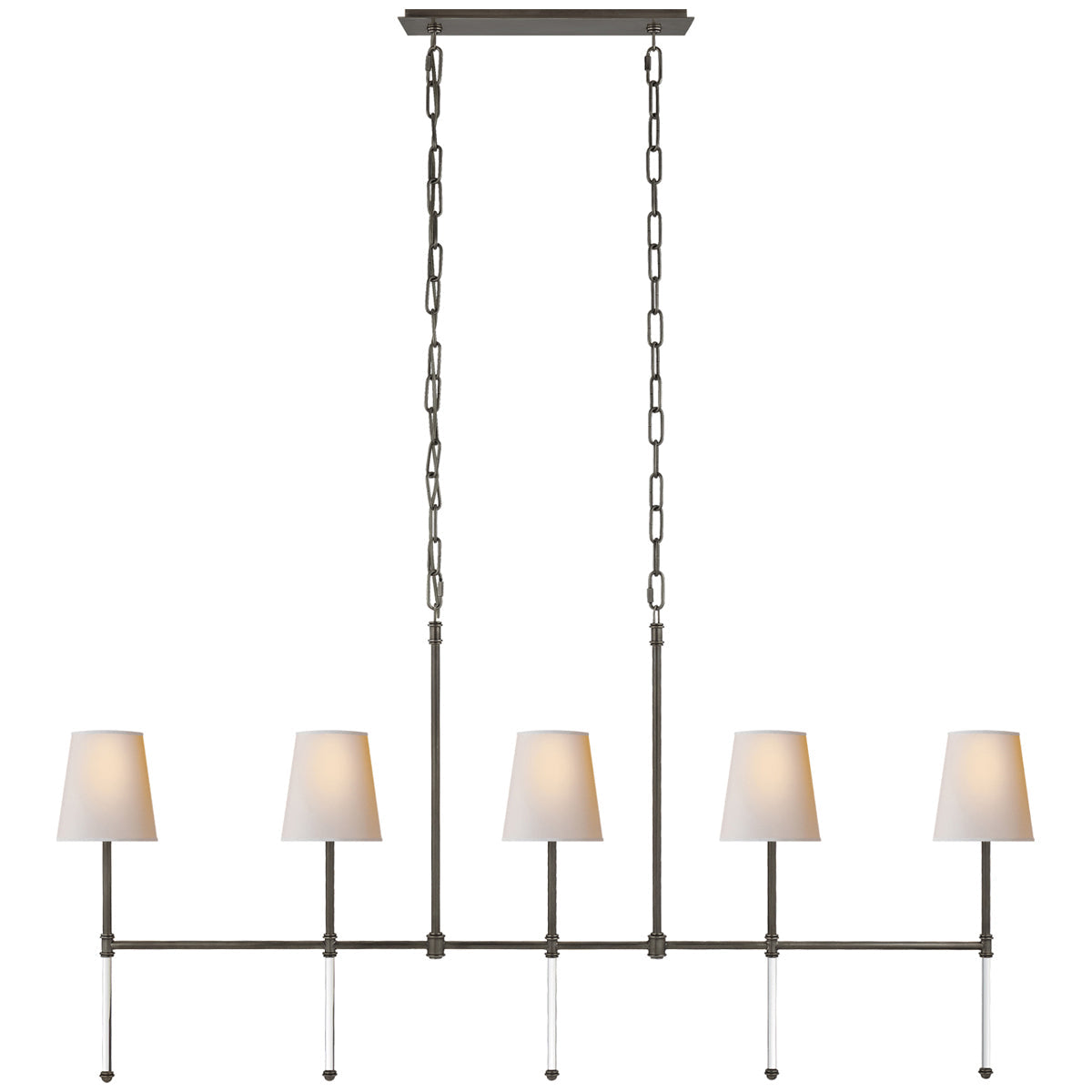 Visual Comfort Camille Medium Linear Chandelier