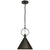 Visual Comfort Limoges Medium Pendant in Natural Rust