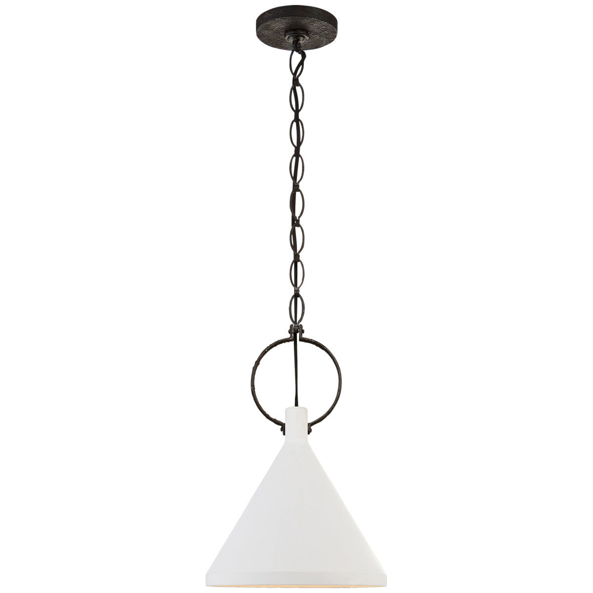 Visual Comfort Limoges Medium Pendant in Natural Rust