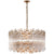 Visual Comfort Adele Large Wide Drum Chandelier