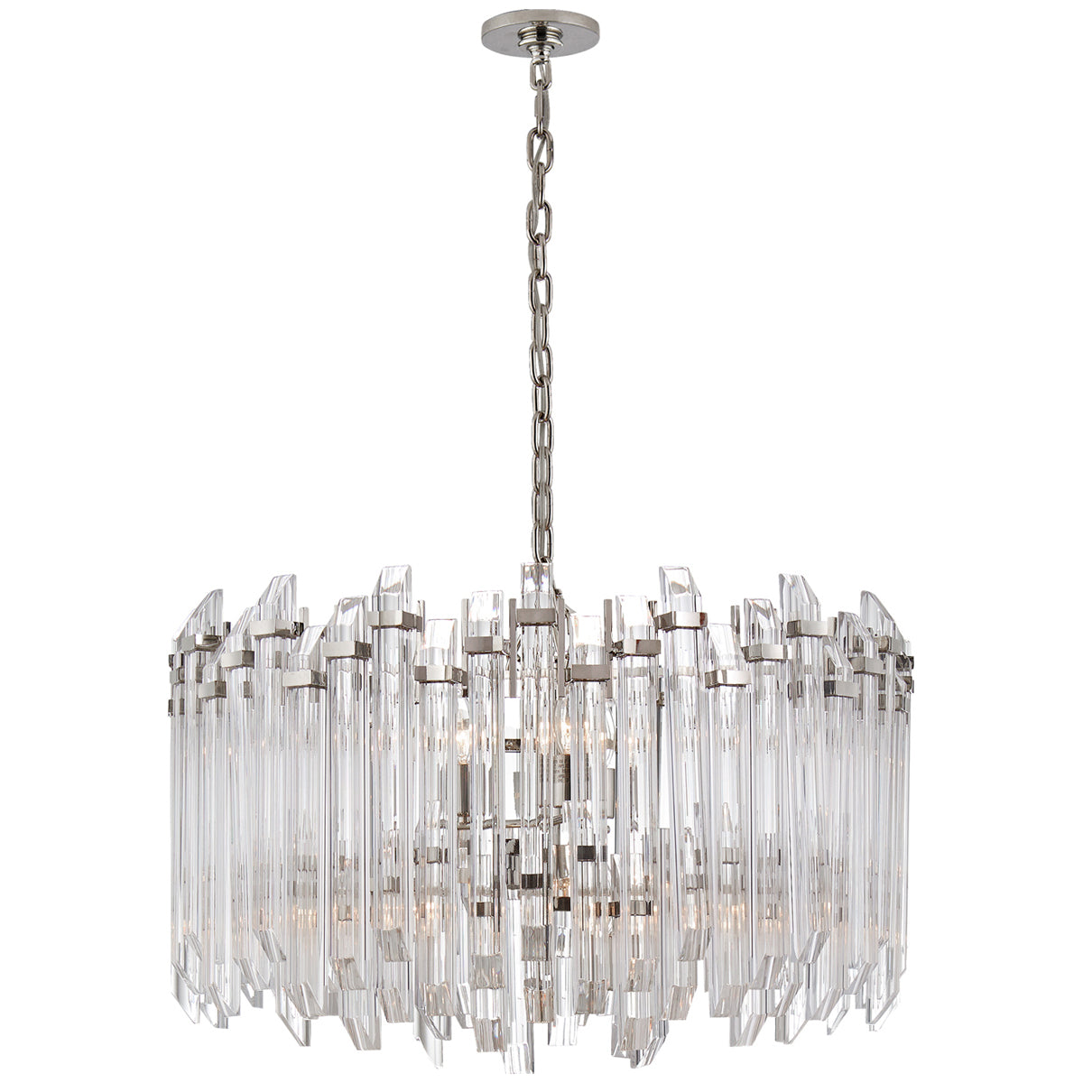 Visual Comfort Adele Large Wide Drum Chandelier