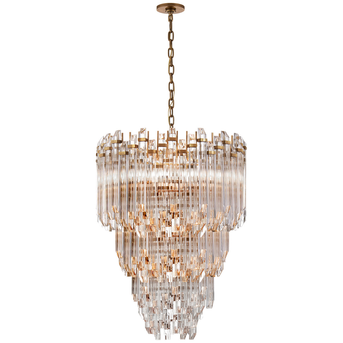 Visual Comfort Adele Three-Tier Waterfall Chandelier