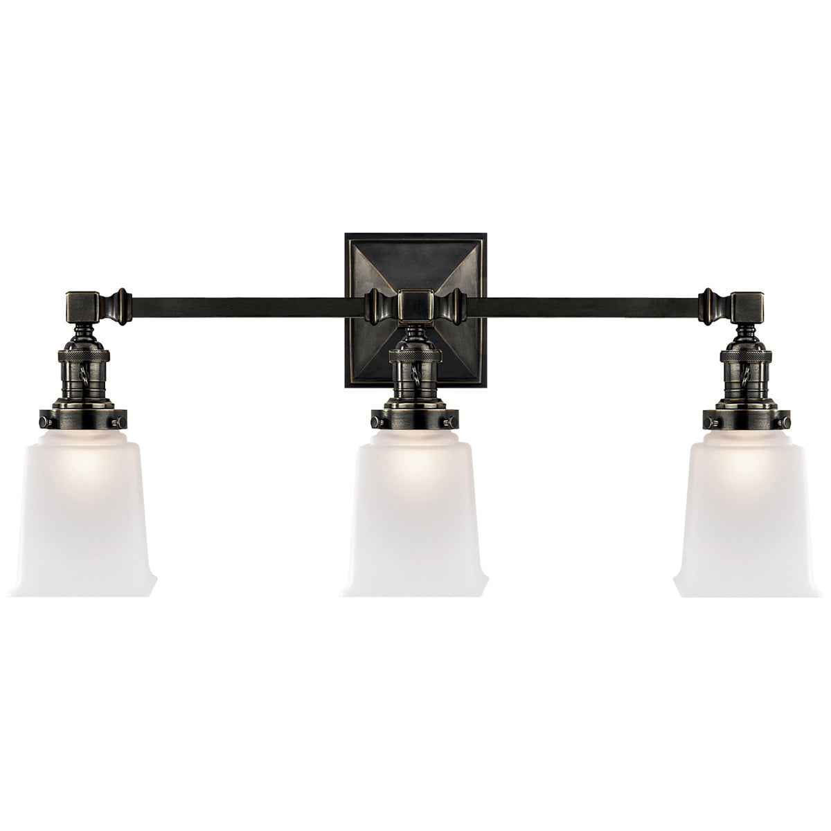 Visual Comfort Boston Square Triple Light Sconce