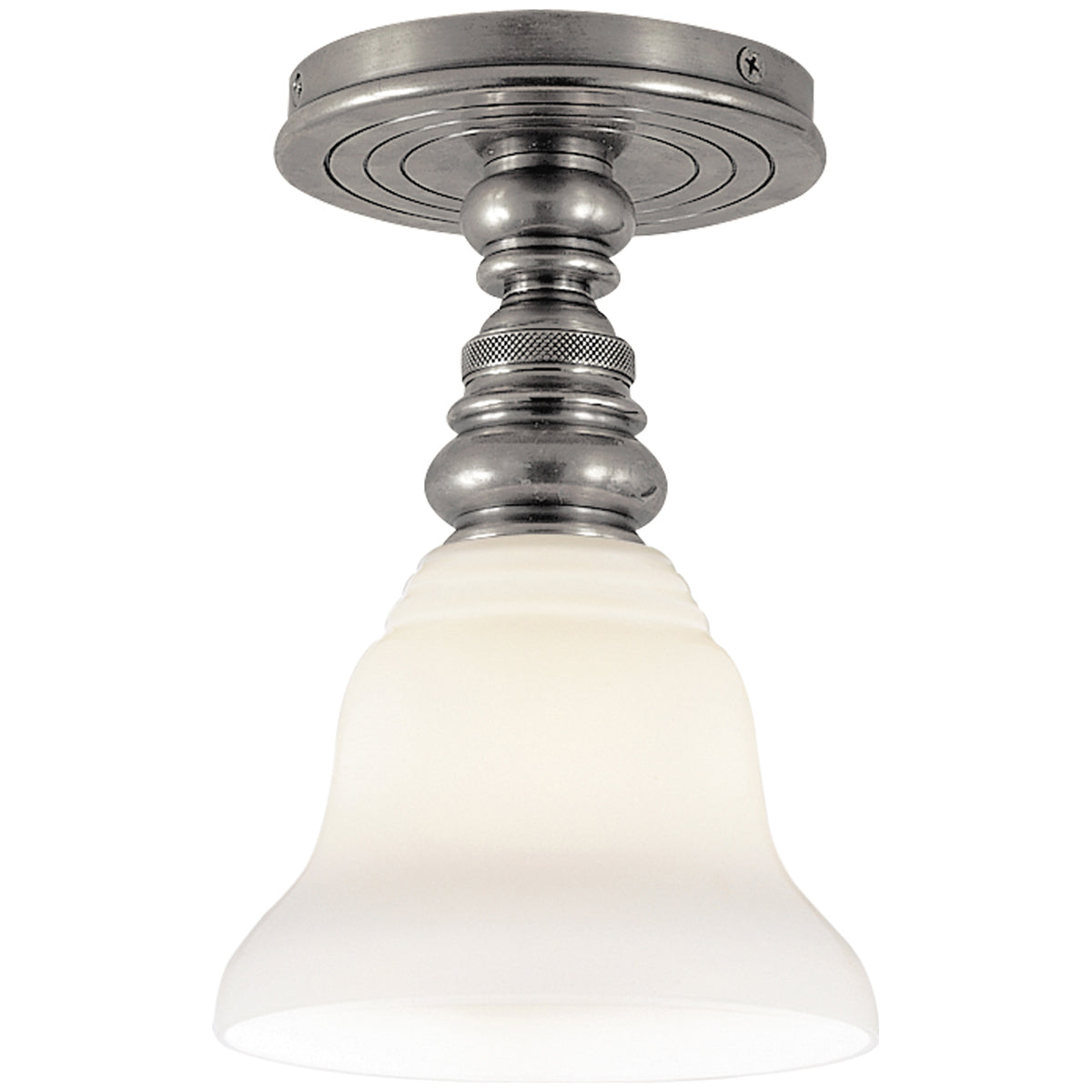 Visual Comfort Boston Single Flush Mount with SLEG Shade