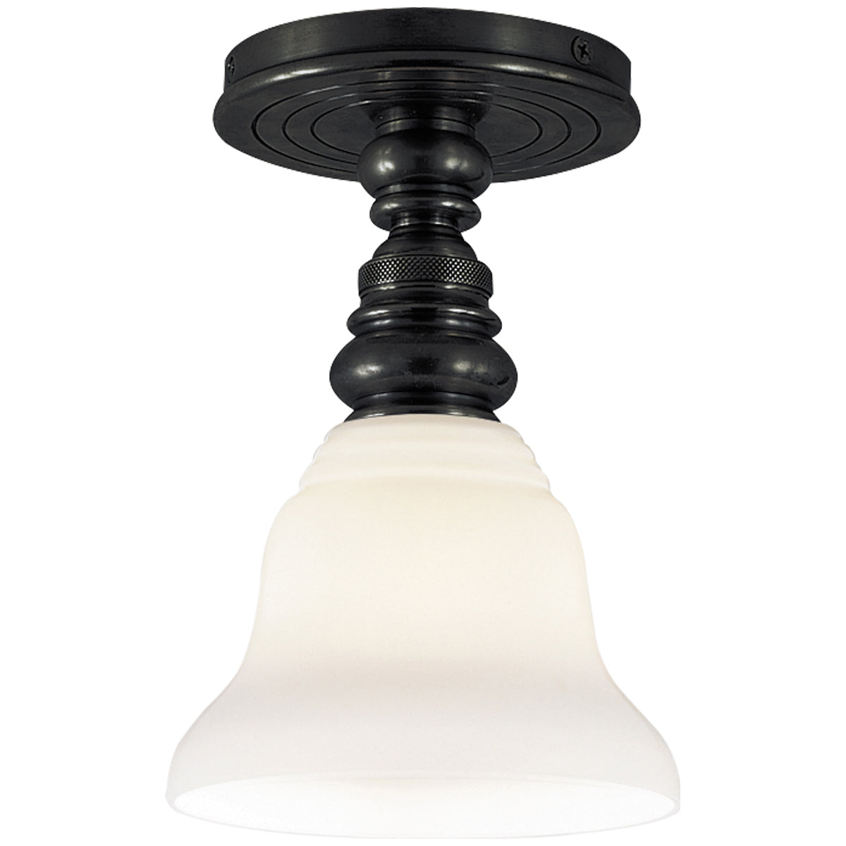 Visual Comfort Boston Single Flush Mount with SLEG Shade