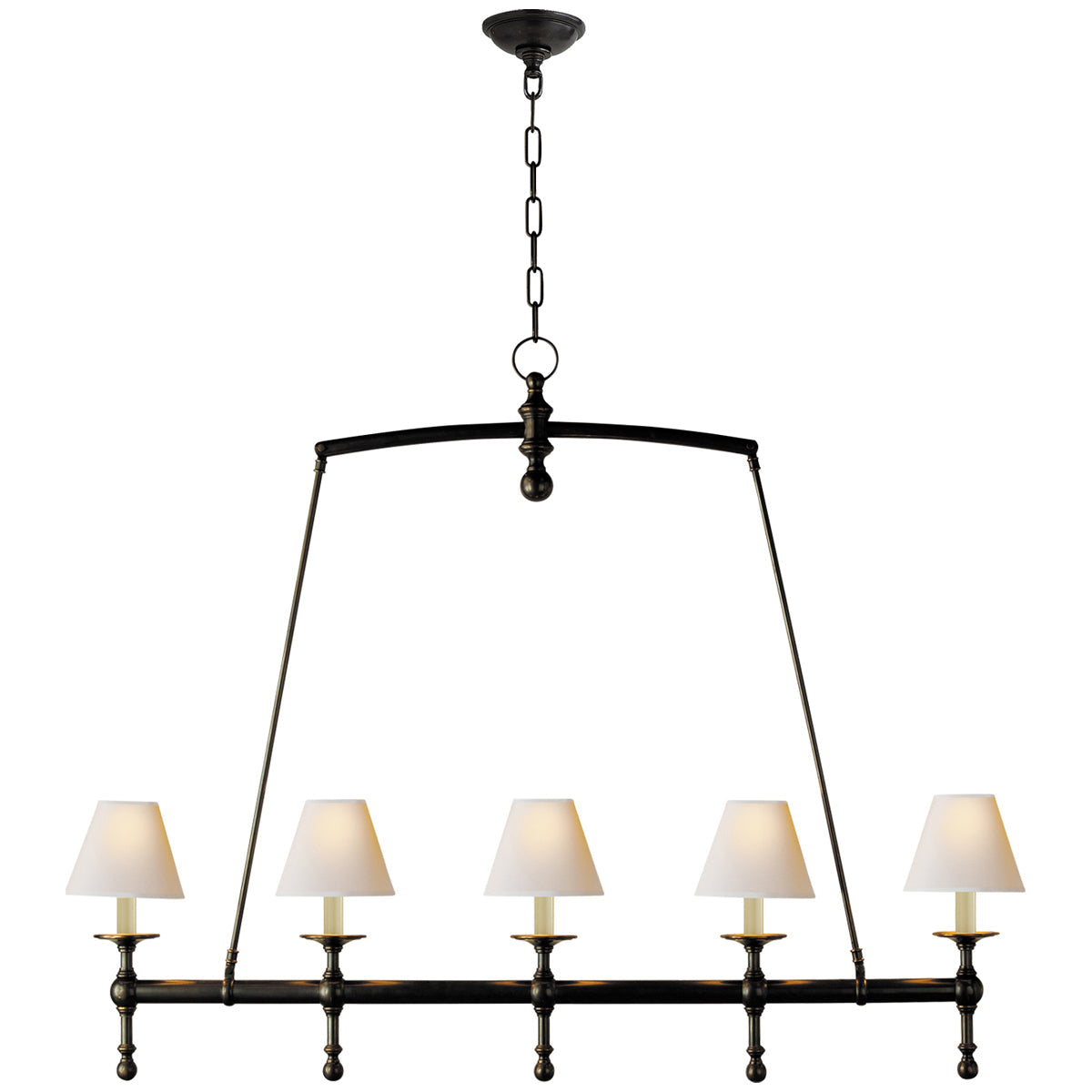 Visual Comfort Classic Linear Chandelier