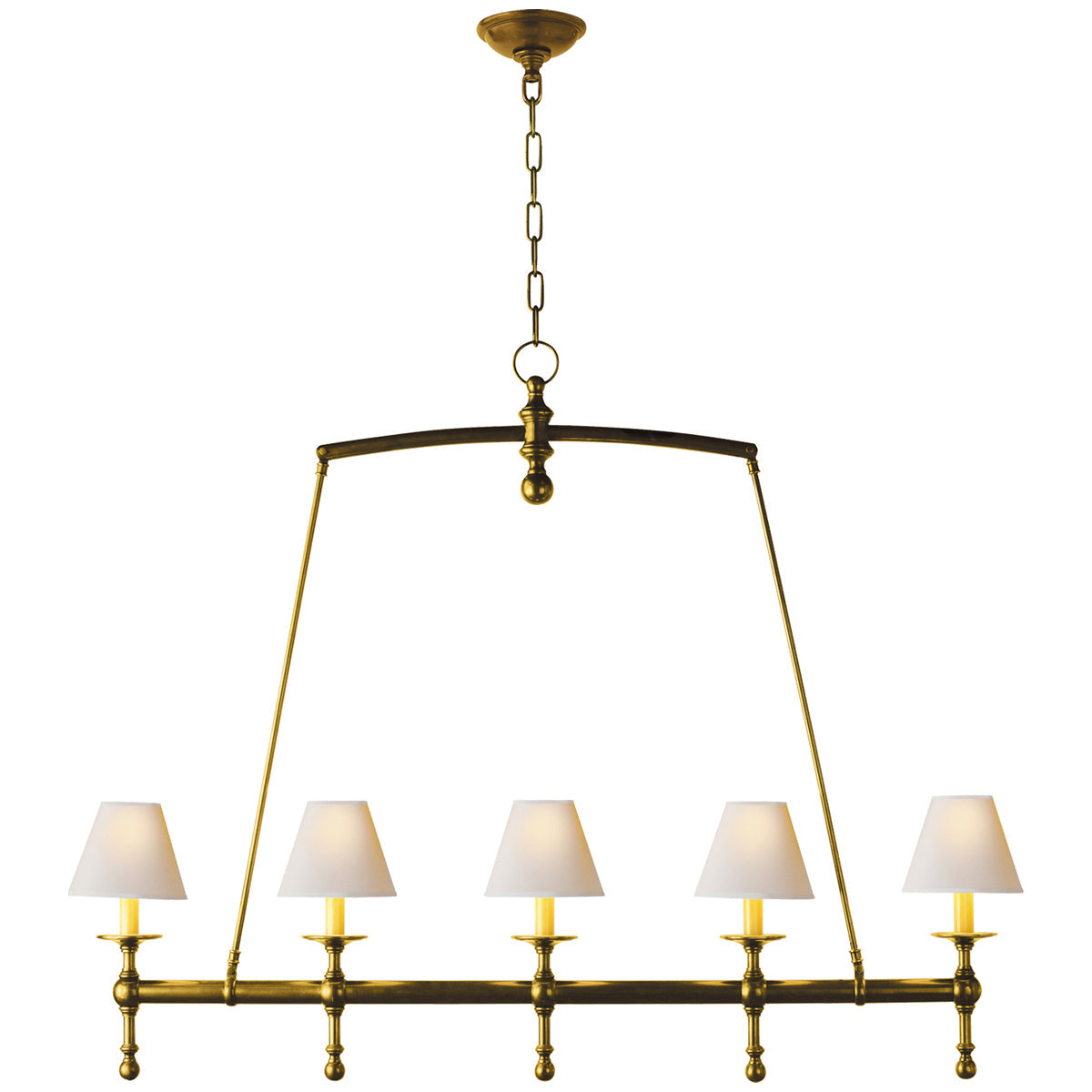 Visual Comfort Classic Linear Chandelier