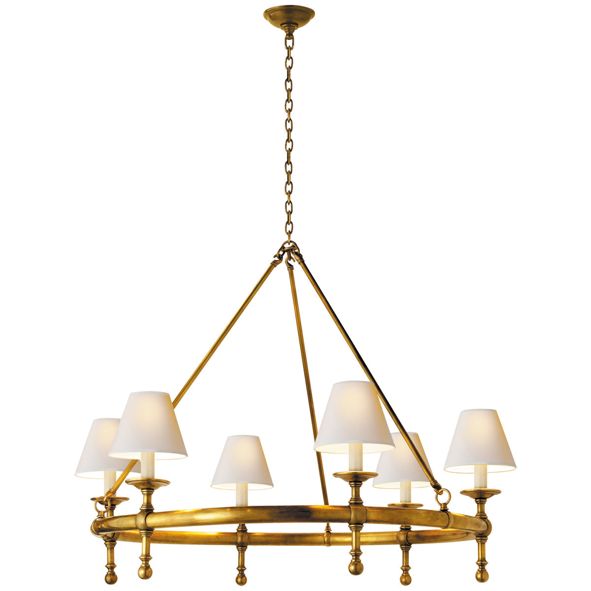 Visual Comfort Classic Ring Chandelier