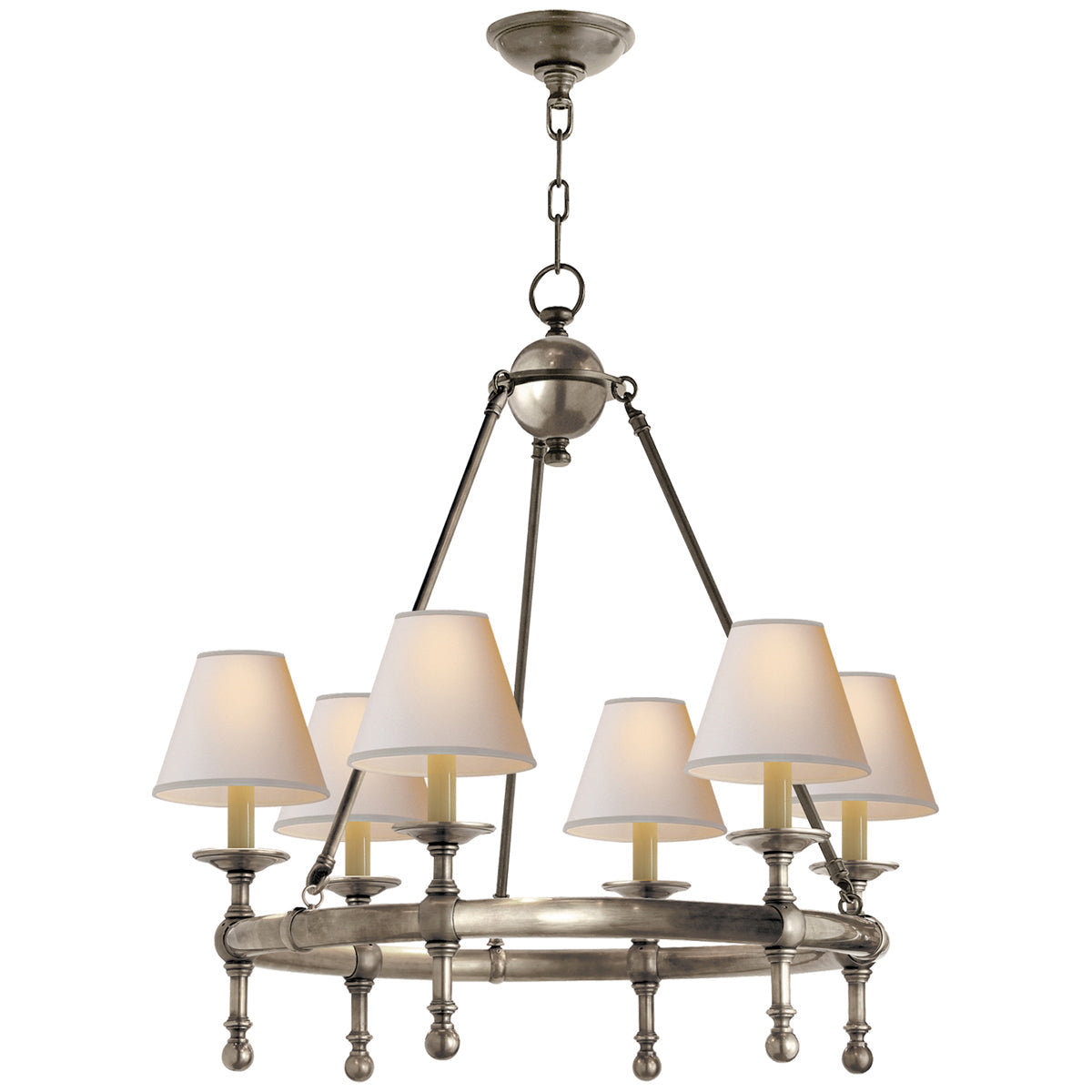 Visual Comfort Classic Mini Ring Chandelier