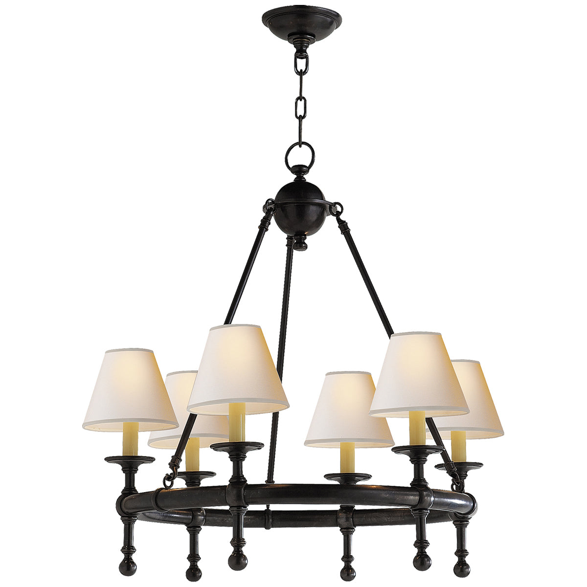 Visual Comfort Classic Mini Ring Chandelier