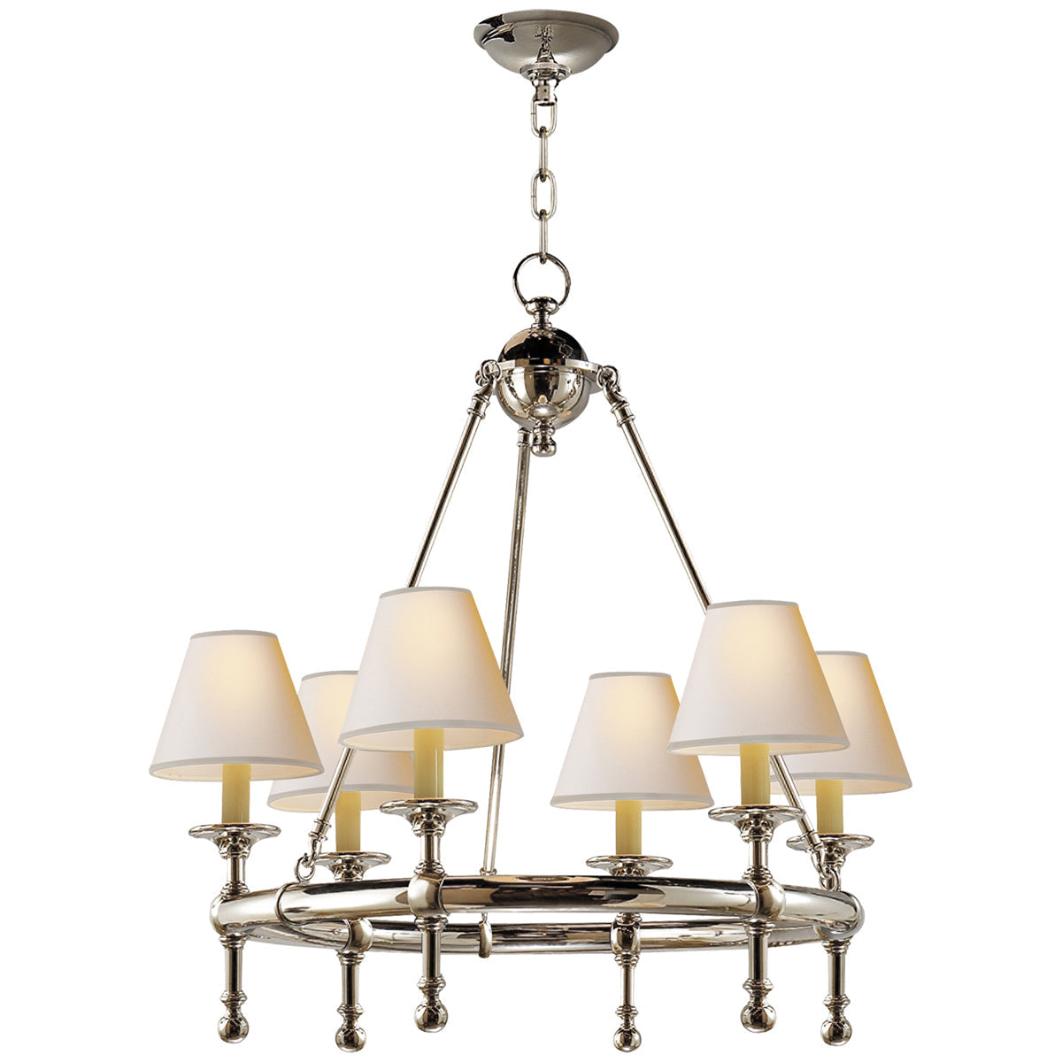 Visual Comfort Classic Mini Ring Chandelier