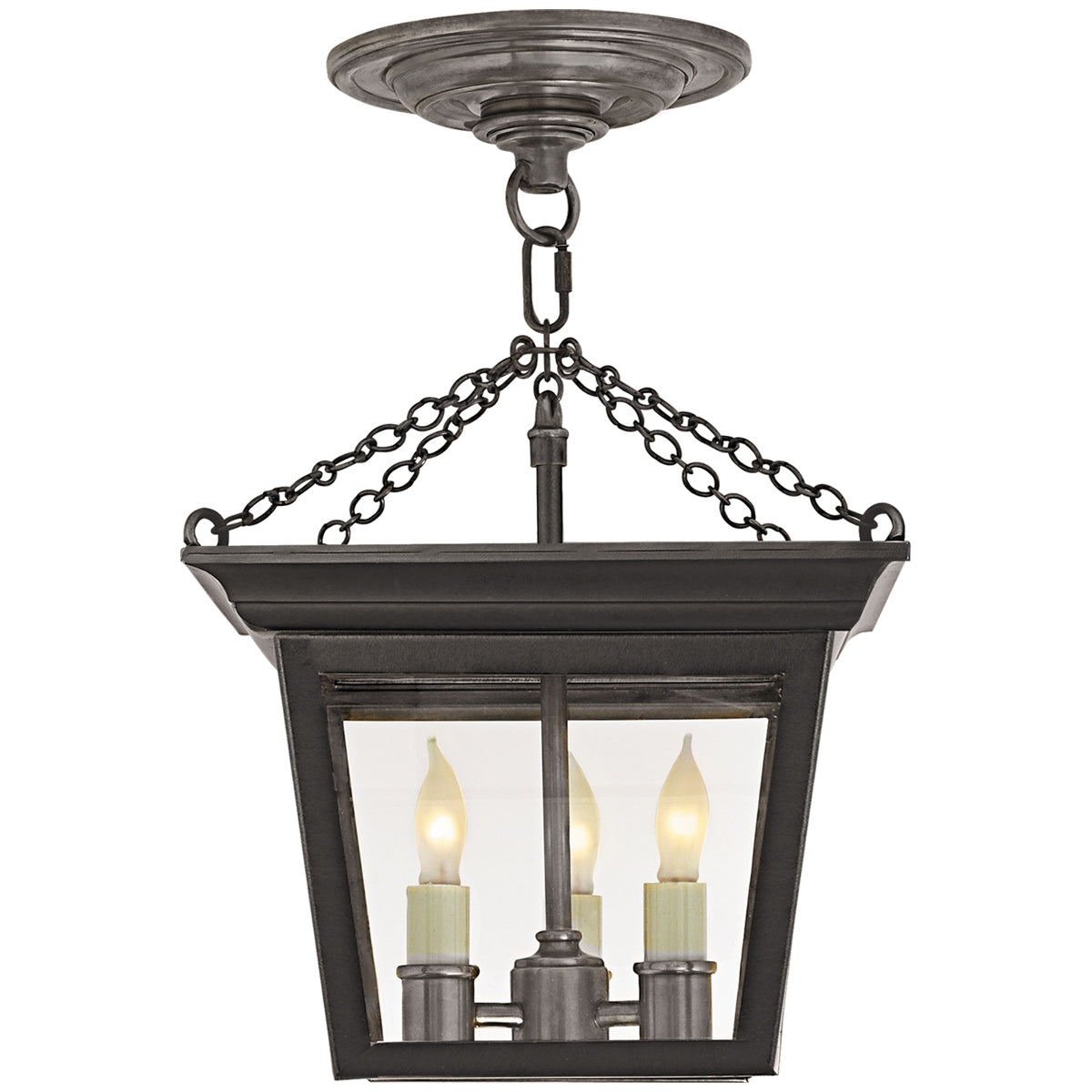 Visual Comfort Cornice Semi-Flush Lantern