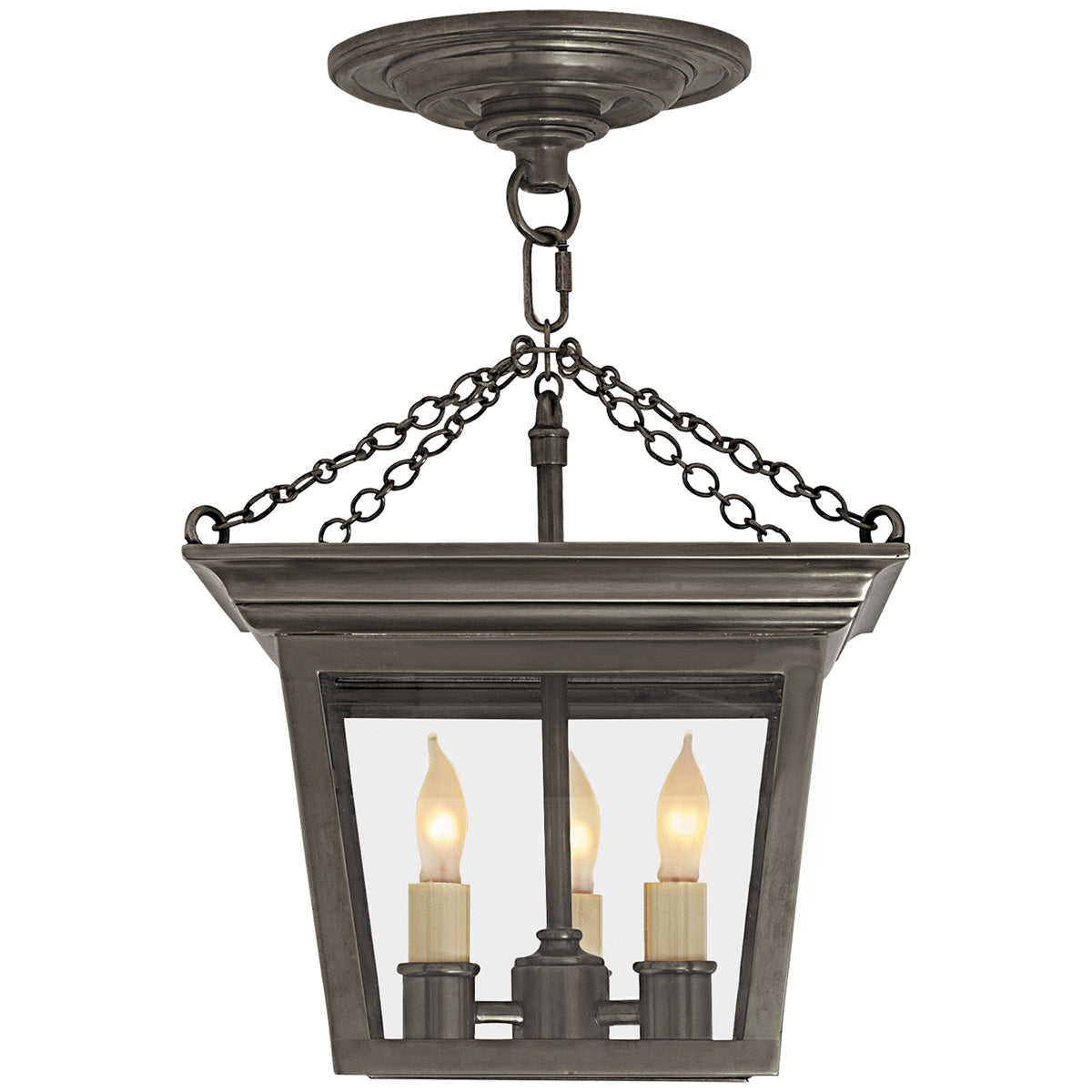 Visual Comfort Cornice Semi-Flush Lantern